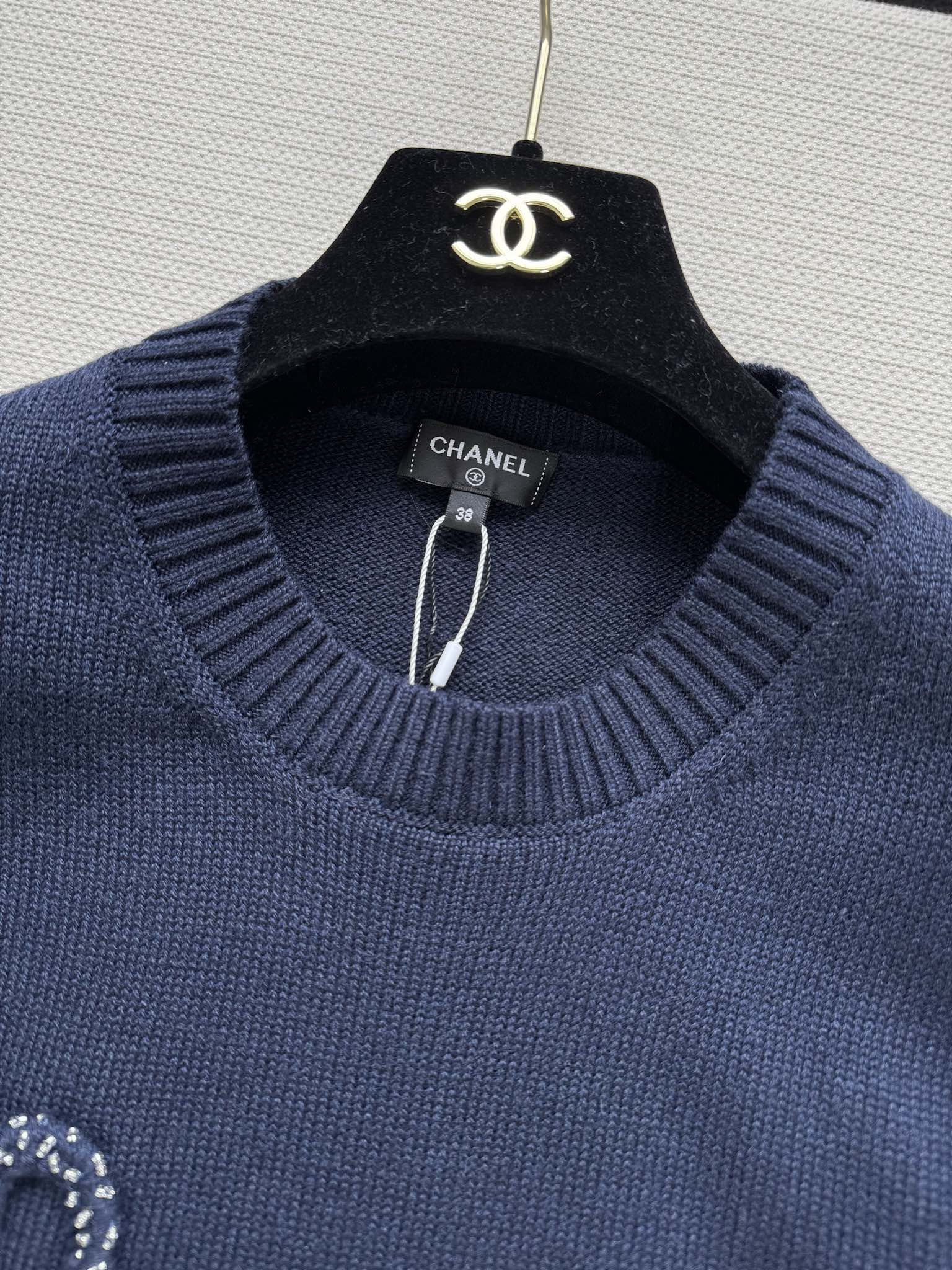Chane*新款羊毛衣立体香香logoＳＭＬ.