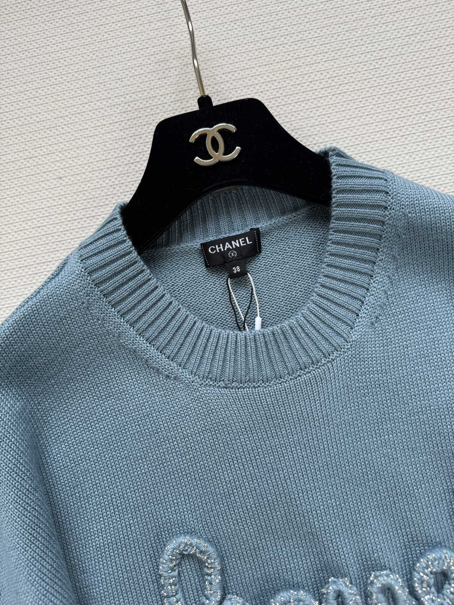 Chane*新款羊毛衣立体香香logoＳＭＬ.