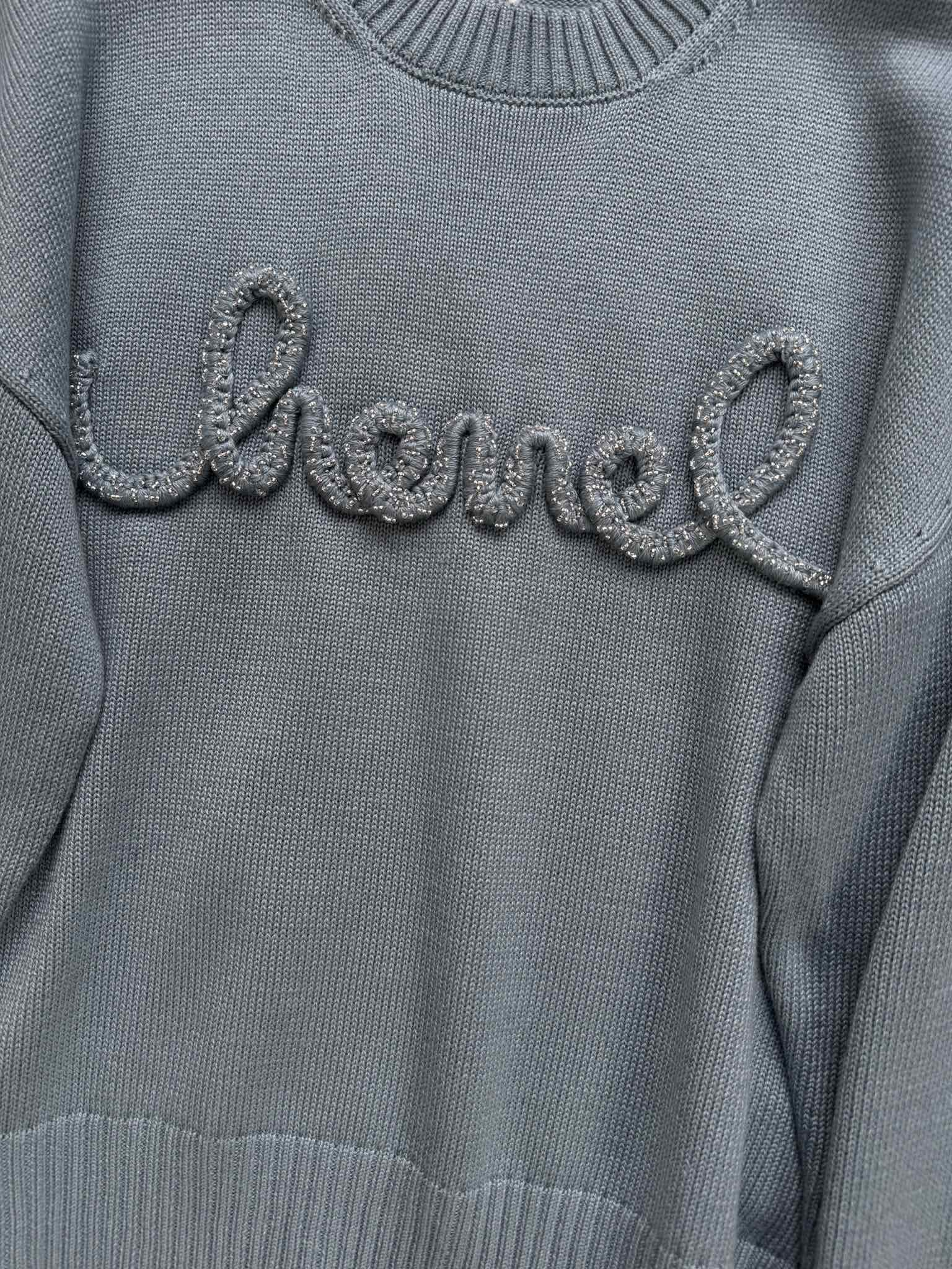 Chane*新款羊毛衣立体香香logoＳＭＬ.