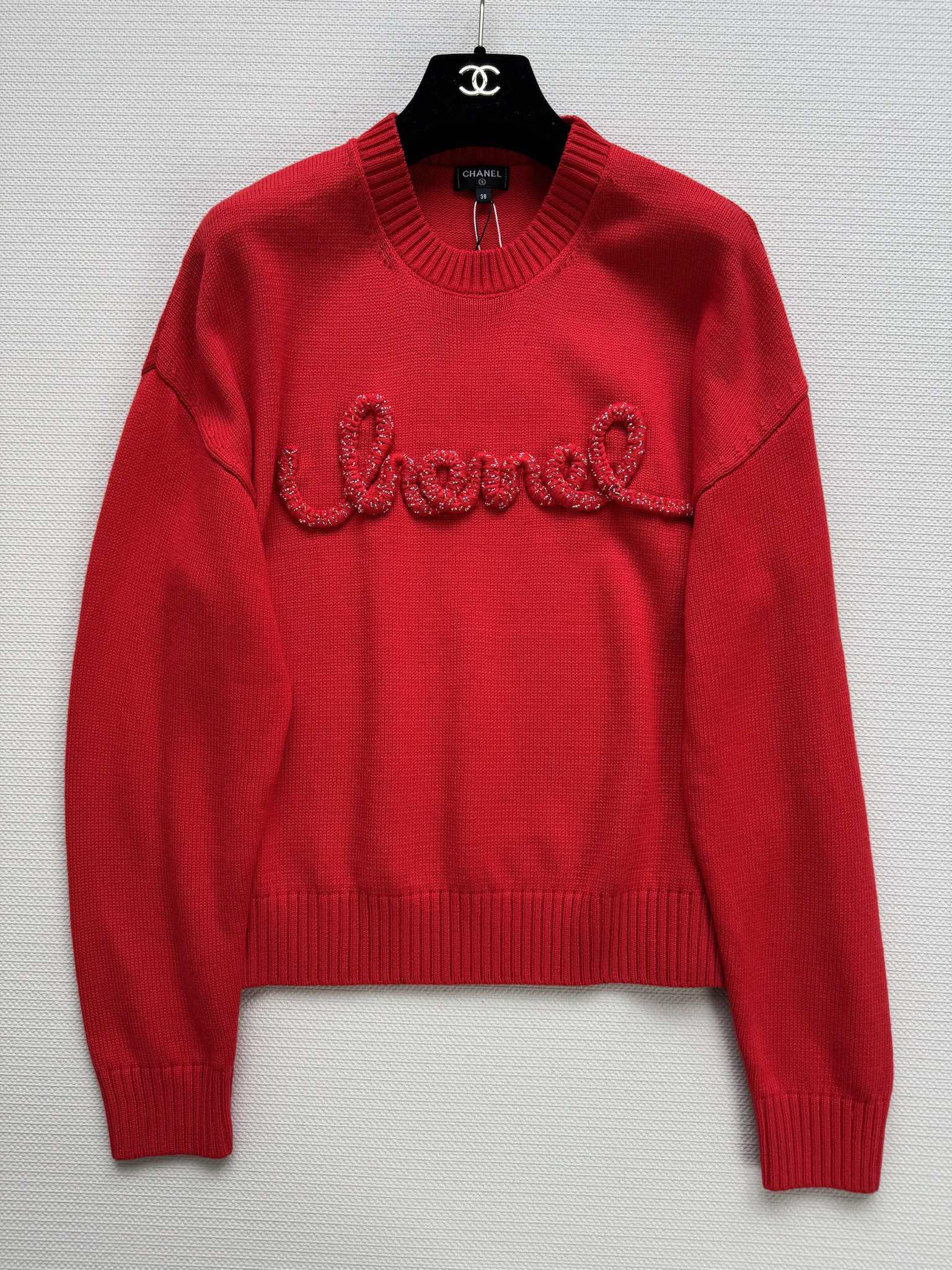 Chane*新款羊毛衣立体香香logoＳＭＬ.