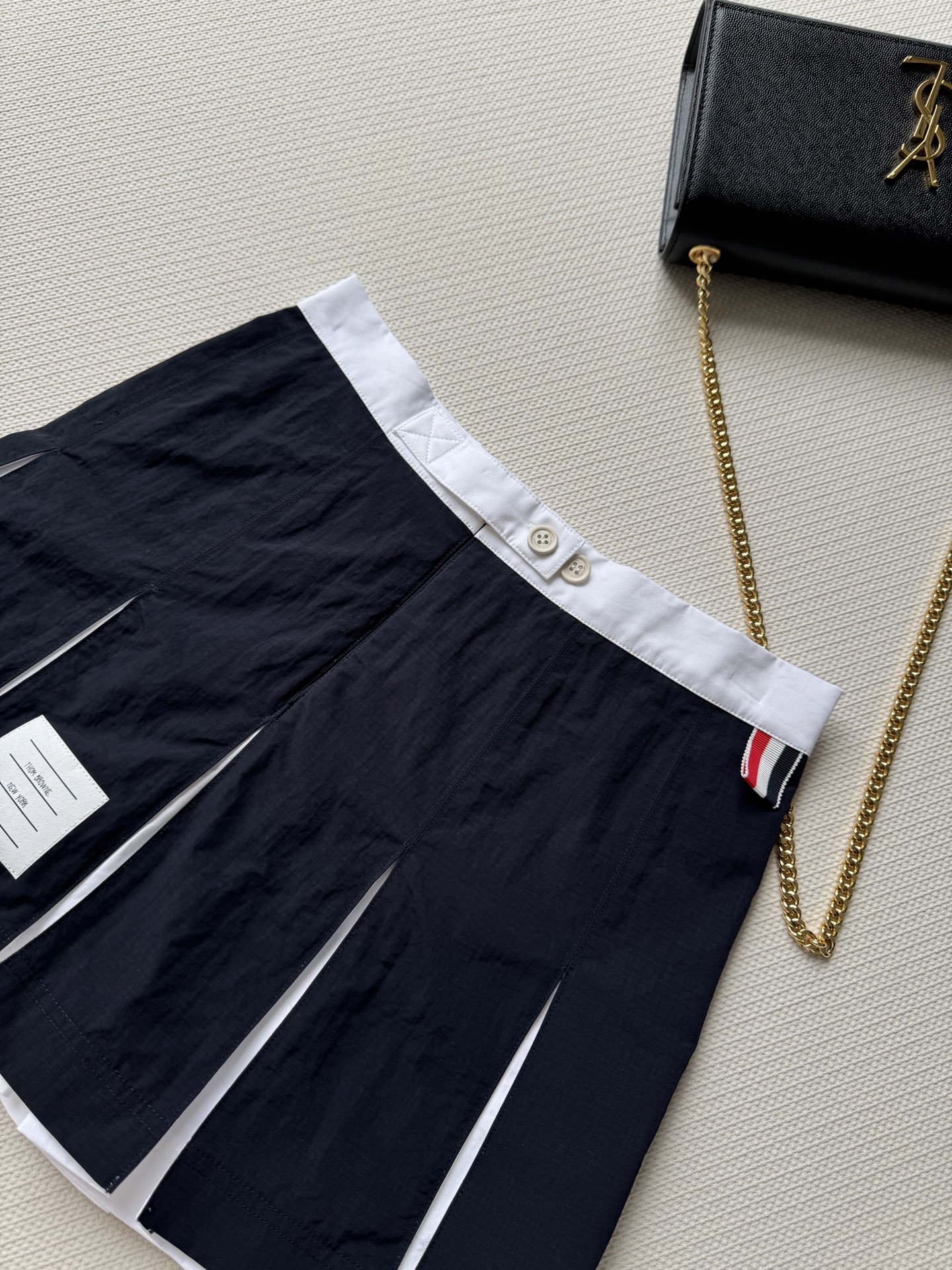ThomBrown* College P644 Female Dress: Timeless Elegance with High Waist Design - 图片 3