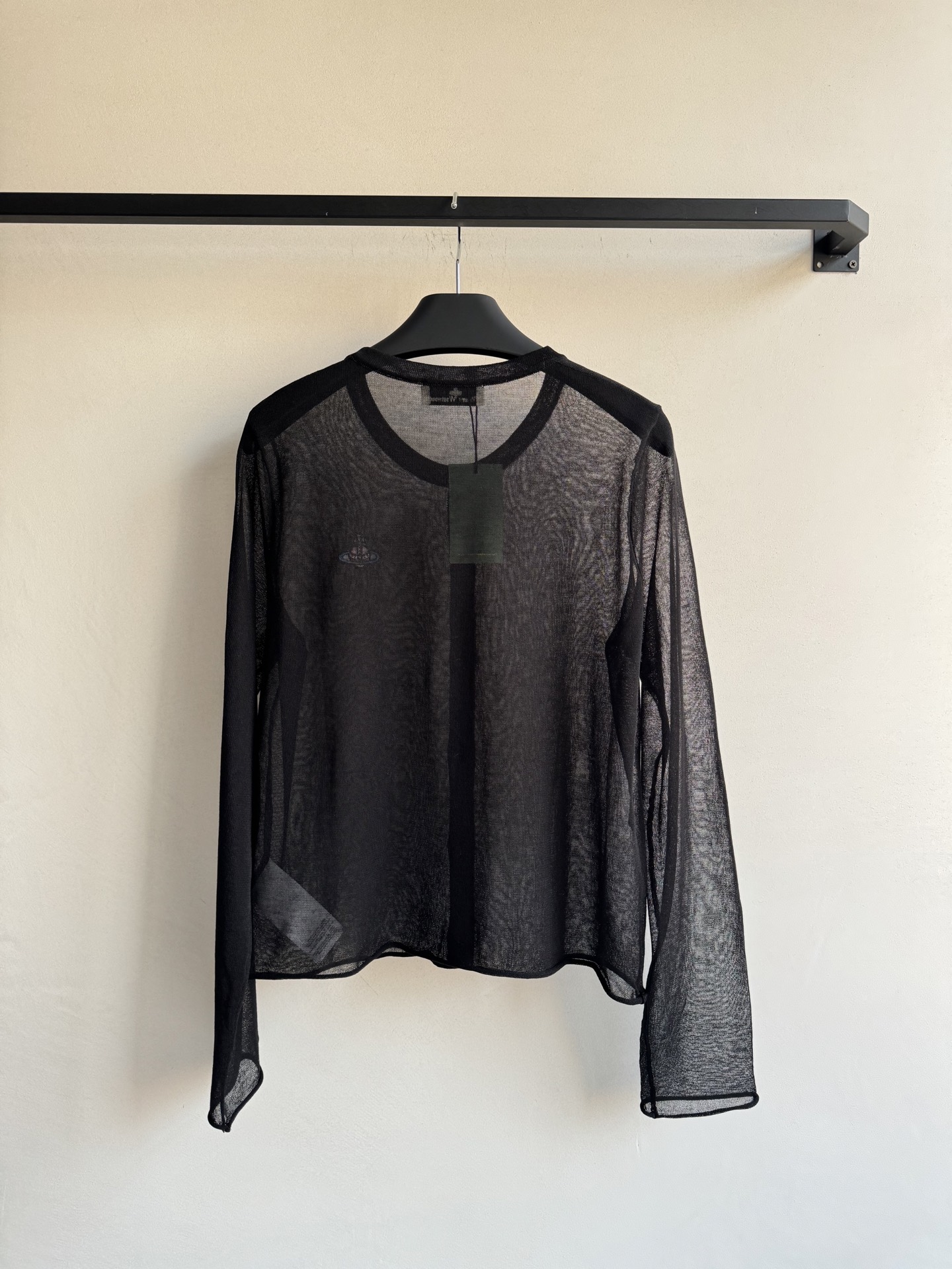 Fashionable Planet Embroidered Round Tie Shirt with Sunscreen Pocket - 图片 2