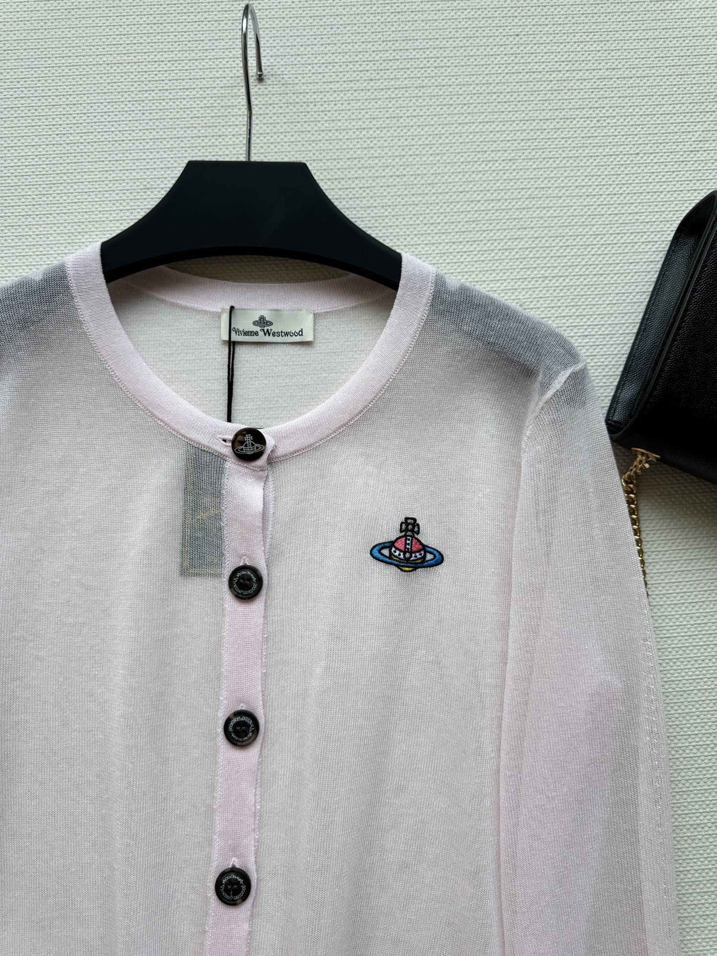 “Stylish Planet Embroidered Round Tie Shirt with 5 Color Options” - 图片 4