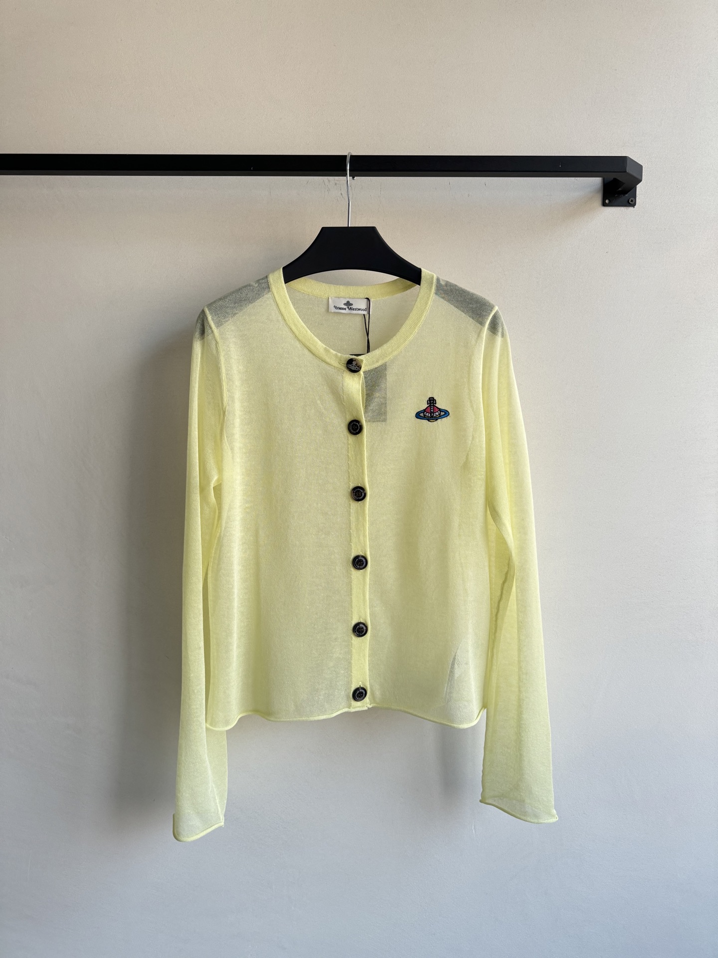 Stylish Planet Embroidery Round Tie Shirt – Fashionful and Versatile Style - 图片 1