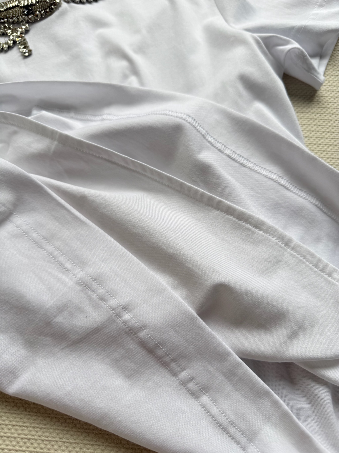 P552 Original Smalled with a new Givench* package, heavy-work drilling design short sleeve SML. - 图片 5