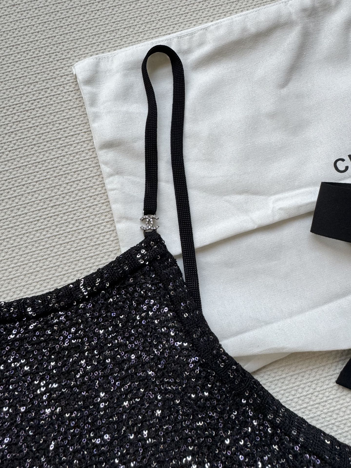 Chanel Sequin Knit Cami Top with Ruffle Hem - Summer Essential 7 i1744869419080 4476 0 5