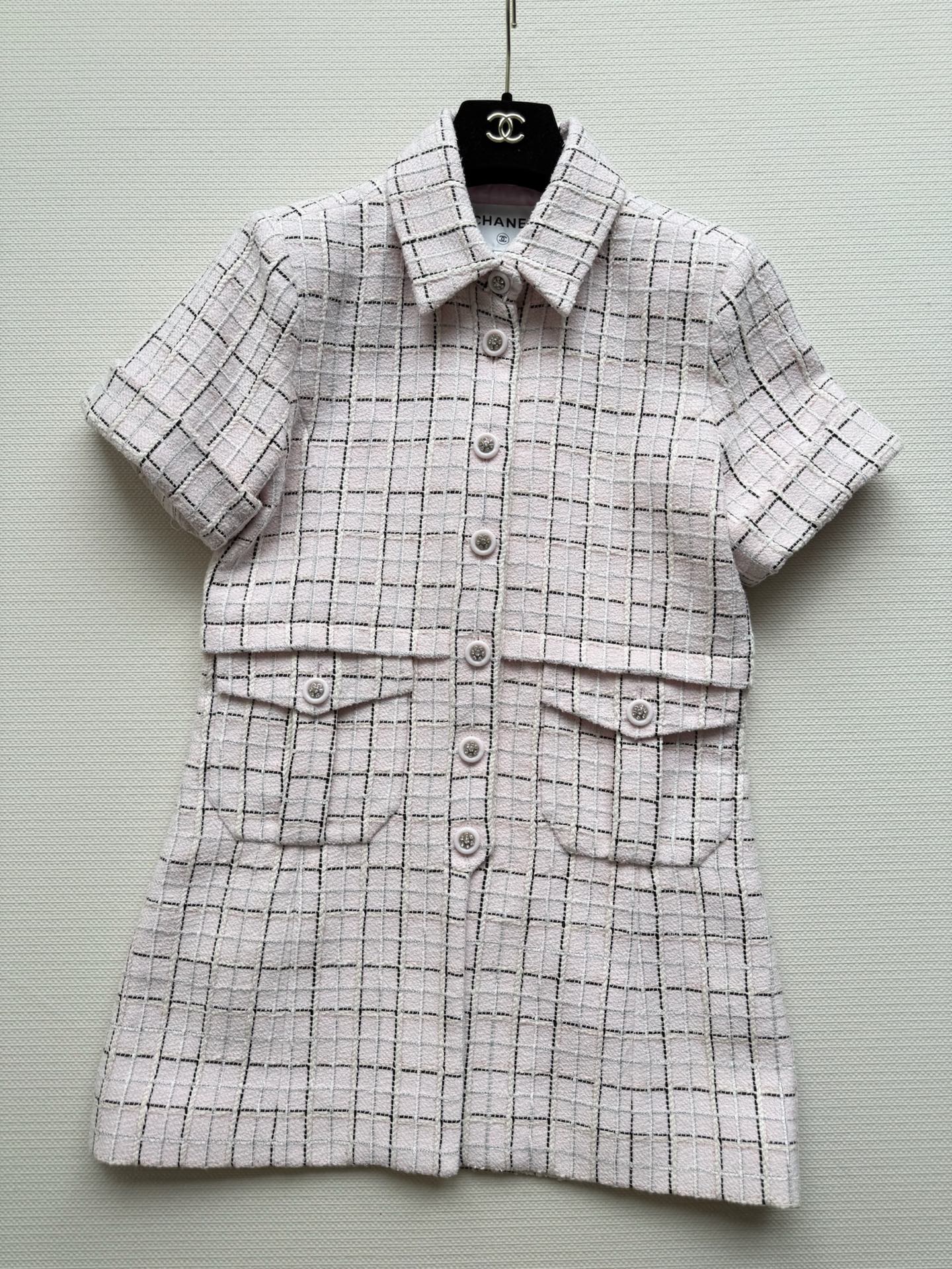 Chanel 2025C Tweed Mini Dress, Pink, White and Black - Elegant & Chic 4 i1745117798005 8331 0 2