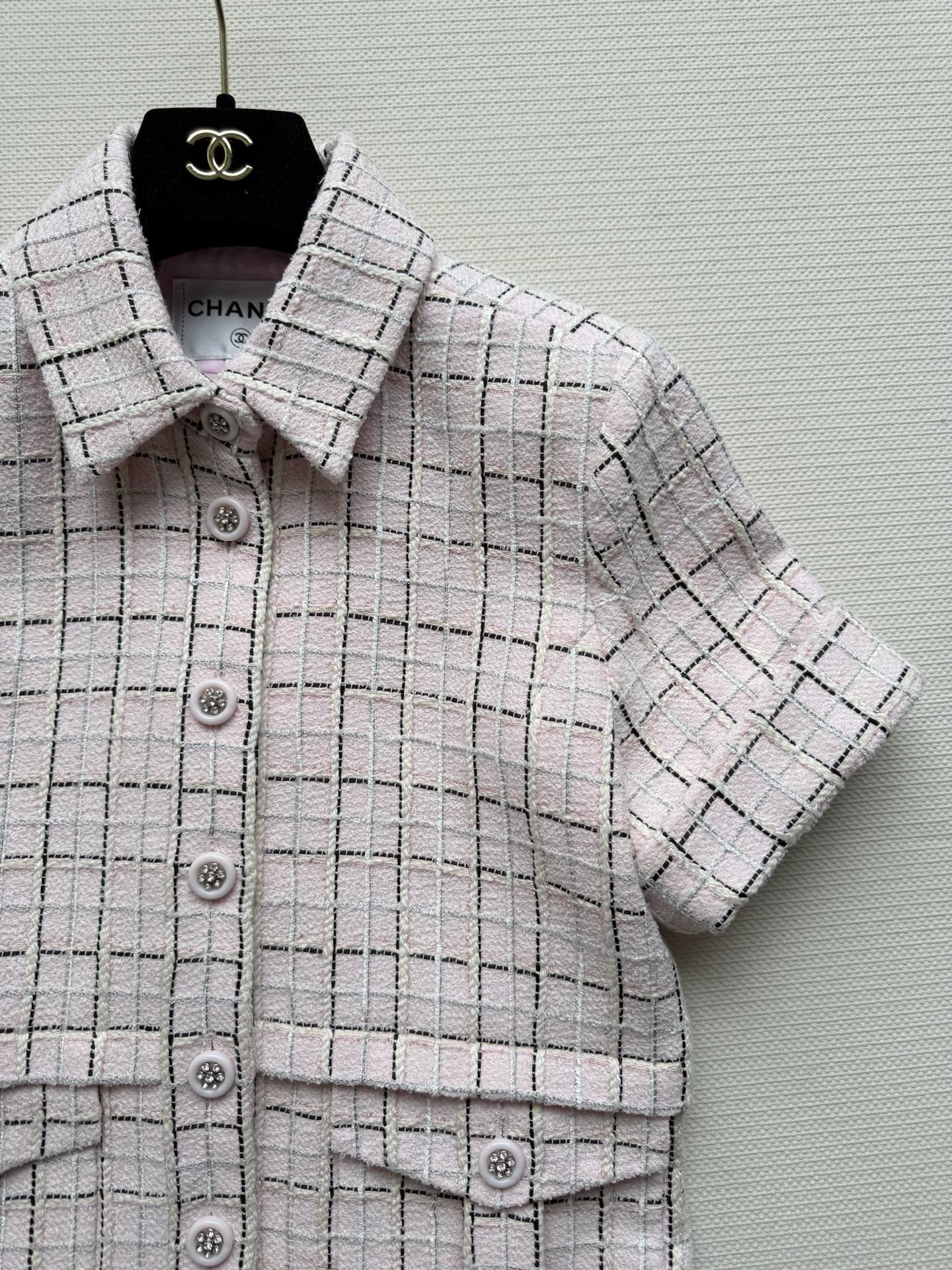 Chanel 2025C Tweed Mini Dress, Pink, White and Black - Elegant & Chic 5 i1745117798019 6086 0 3