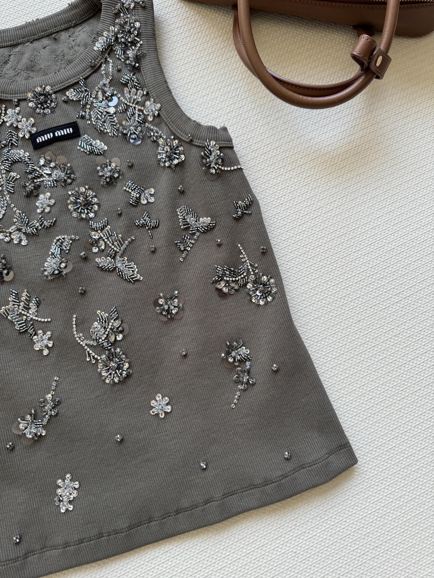 Miu Miu Inspired Floral Beaded Vest - High-Quality Replica, Available in S-M-L 9 i1745558482293 7057 0 3