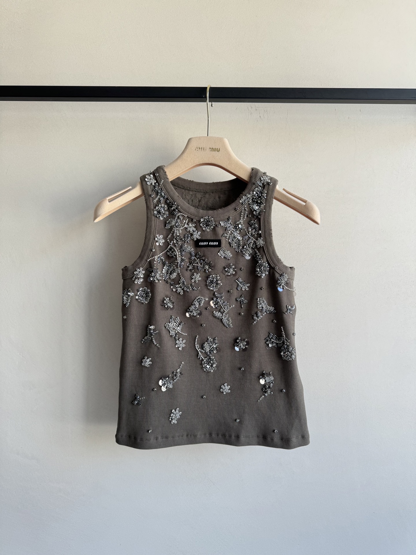 Miu Miu Inspired Floral Beaded Vest - High-Quality Replica, Available in S-M-L 2 i1745558483625 5001 0 0