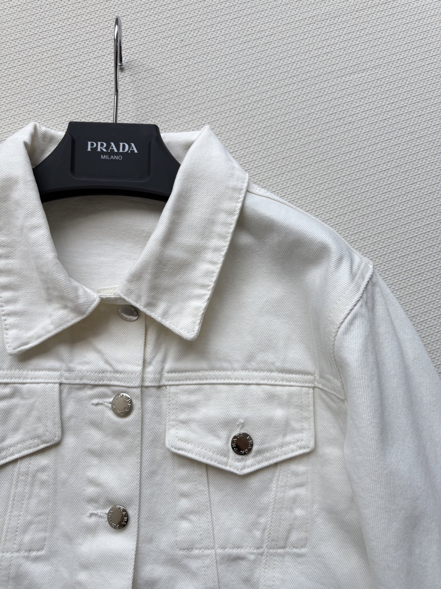 Prada Cropped Denim Jacket - Stylish, Comfortable, and Durable Design 6 i1745989383239 197 0 3