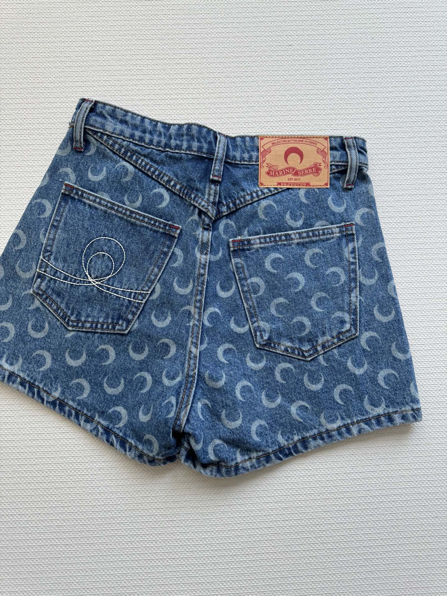Unique P460 Marine Serr*25SS Moonprinted Jeans: Fusion of Moonmarks and Cowboy Fabrics - 图片 2