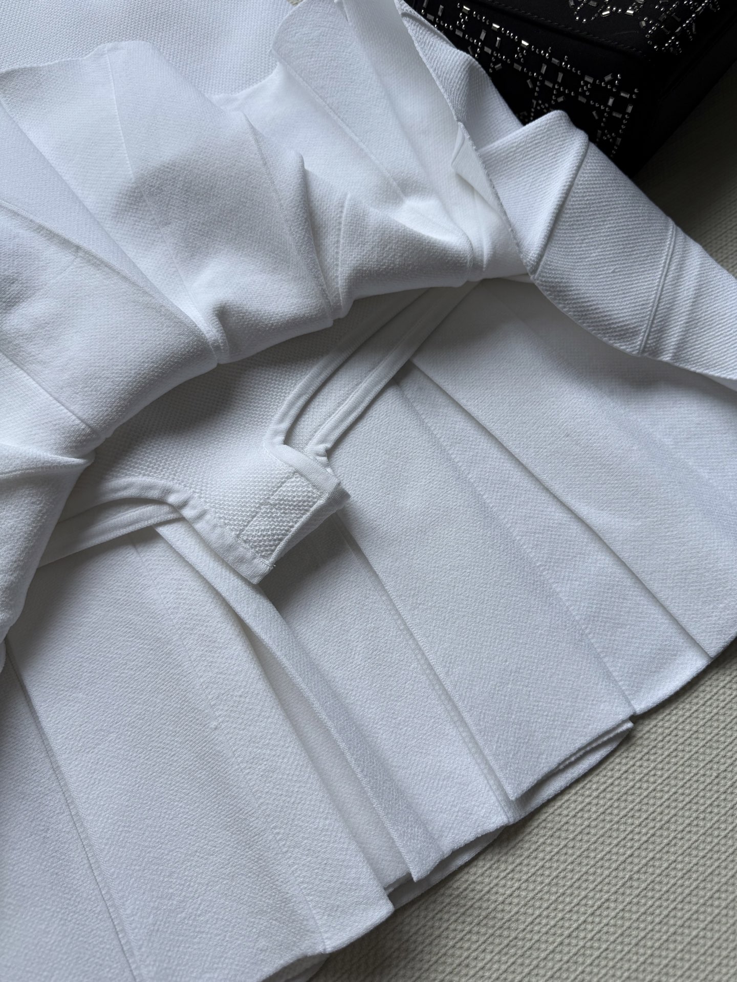 Dior Pleated Mini Dress - Custom Cotton, Ribbed Trim, and Star Detail 9 i1748497028974 1143 0 4