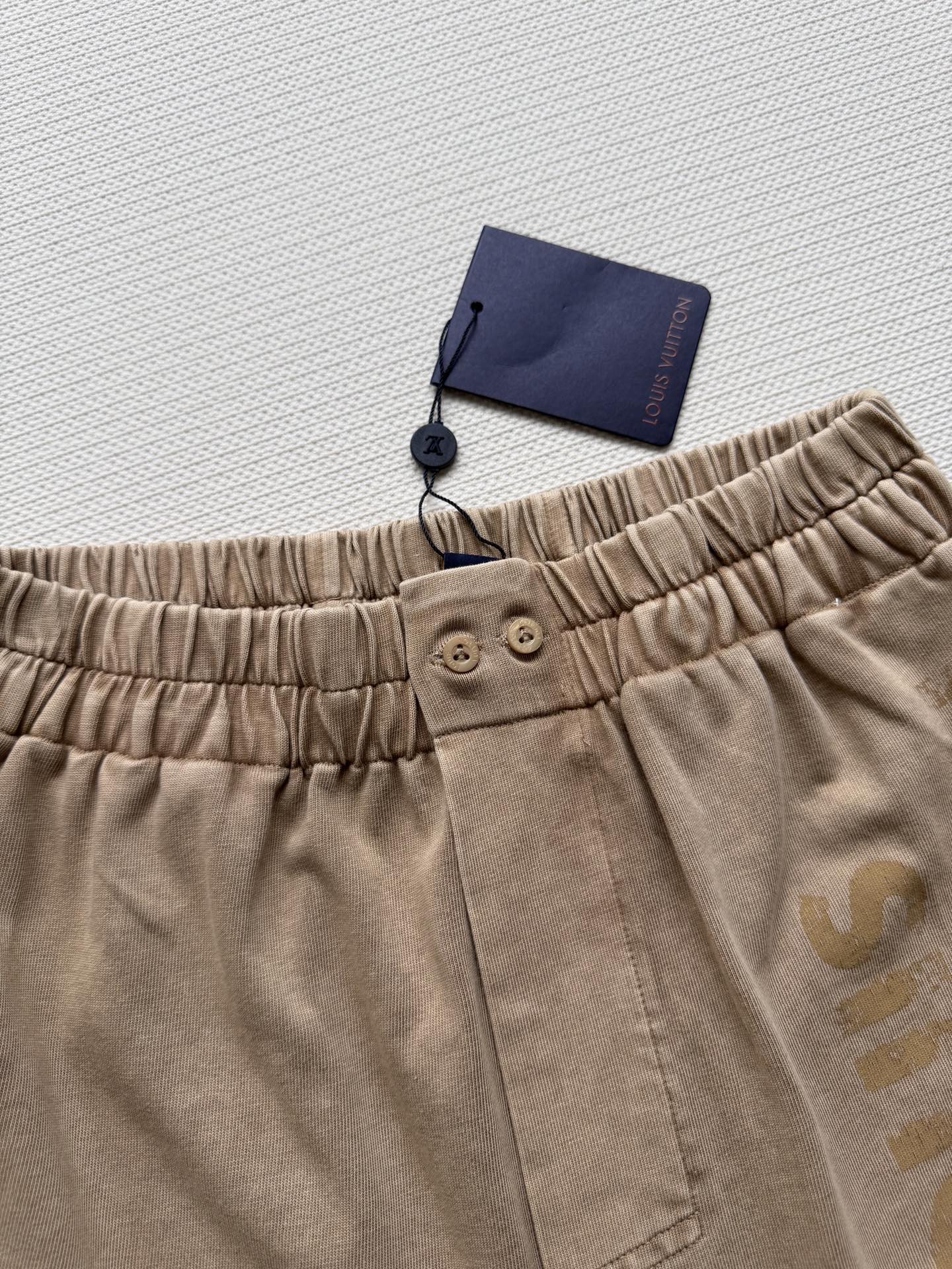 Louis Vuitton Vintage-Wash Denim Shorts with Signature Monogram - S, M, L 5 i1748582063760 7 0 3