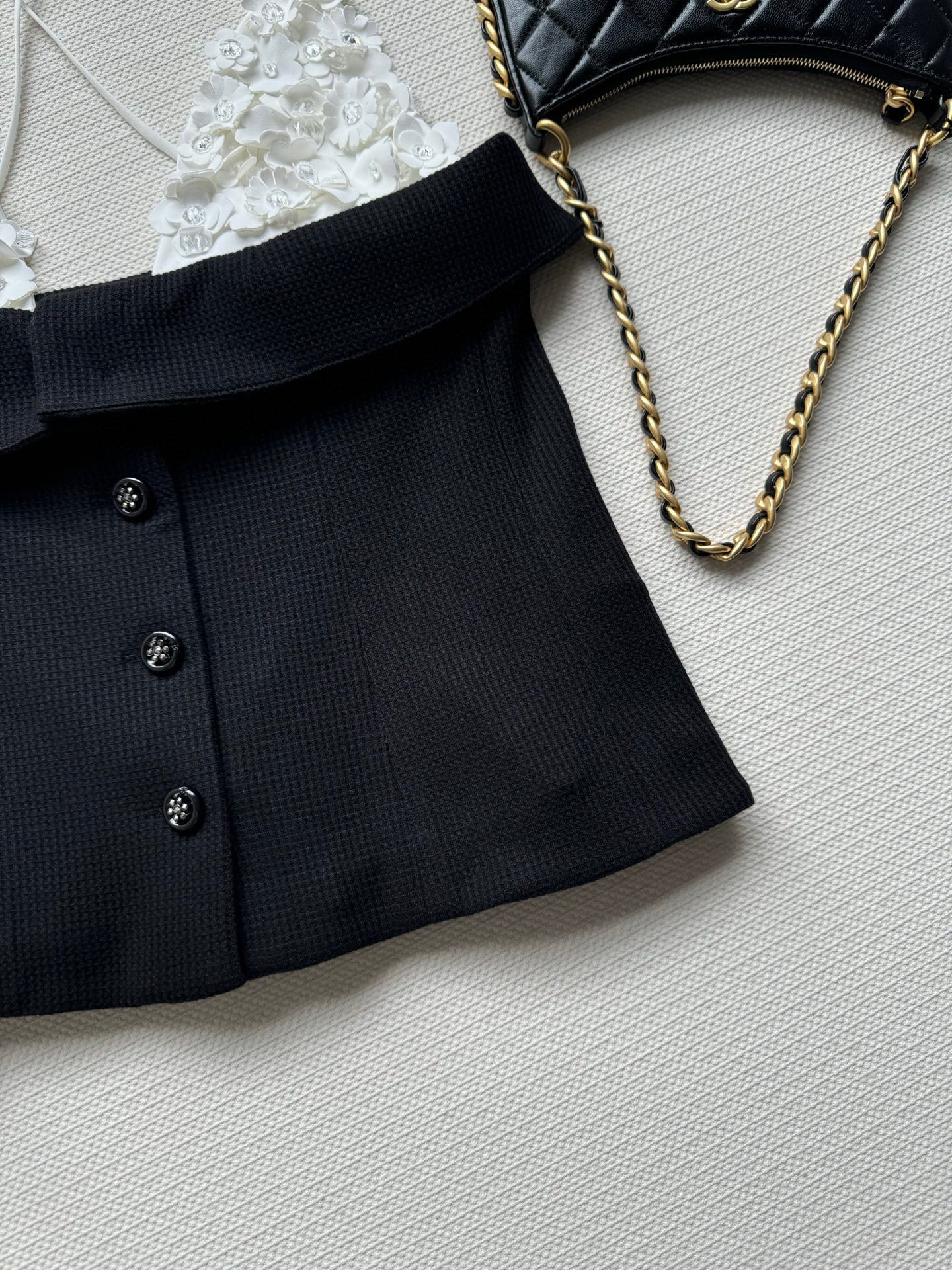 Chanel Inspired Black and White Bustier Tank Top - Spring 25 Collection 8 i1748588523091 6054 0 6