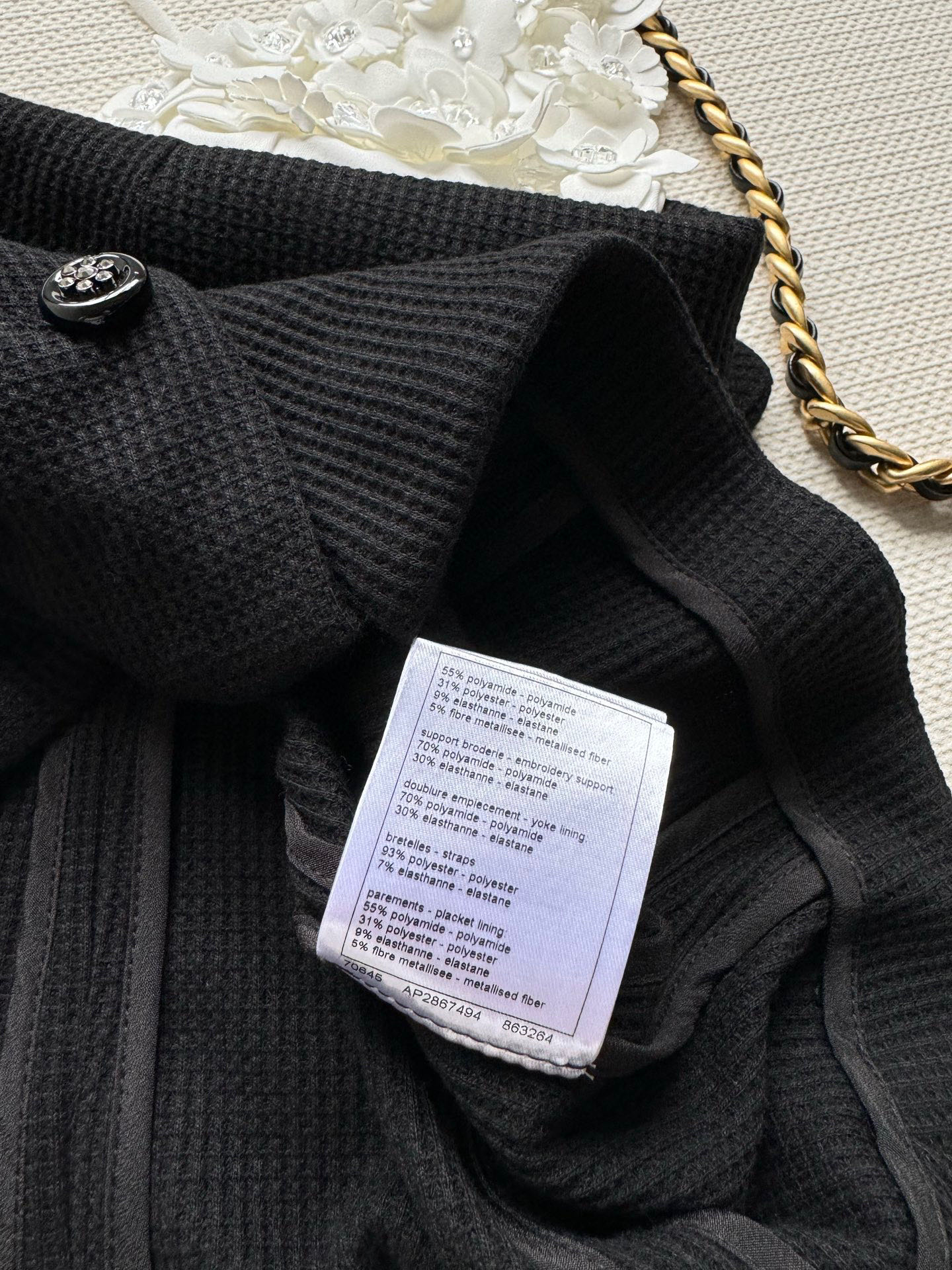 Chanel Inspired Black and White Bustier Tank Top - Spring 25 Collection 10 i1748588523129 8507 0 8