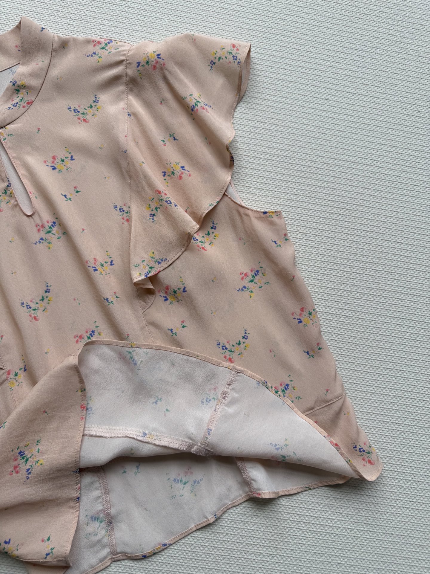 Prada Pink Washed Silk Tank Top - Summer Floral Sleeveless Vest 6 i1749184282880 409 0 4
