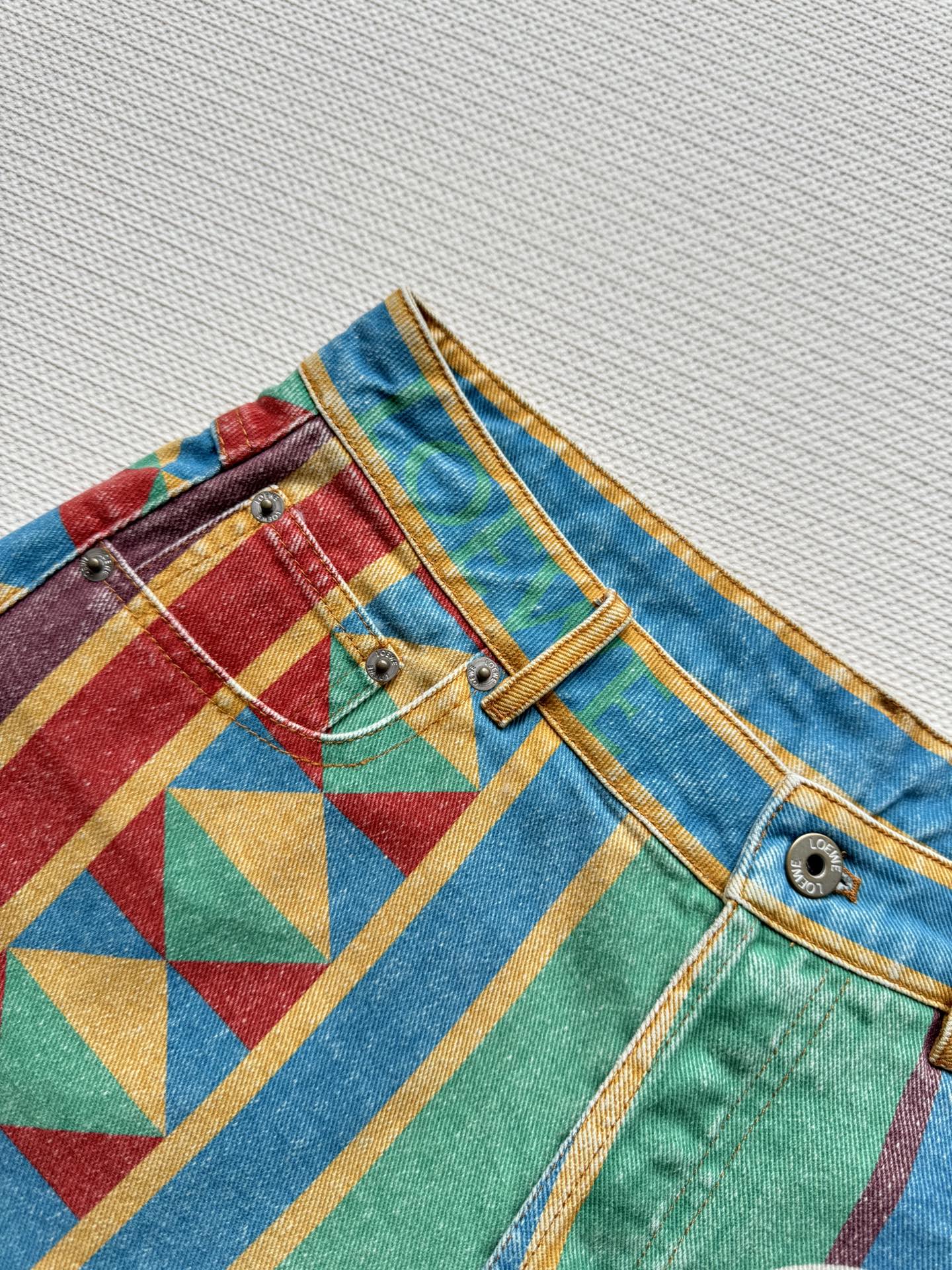 Loewe Summer Limited Denim Shorts with Tassel Detail - Stylish and Trendy 5 i1749190863810 4117 0 2