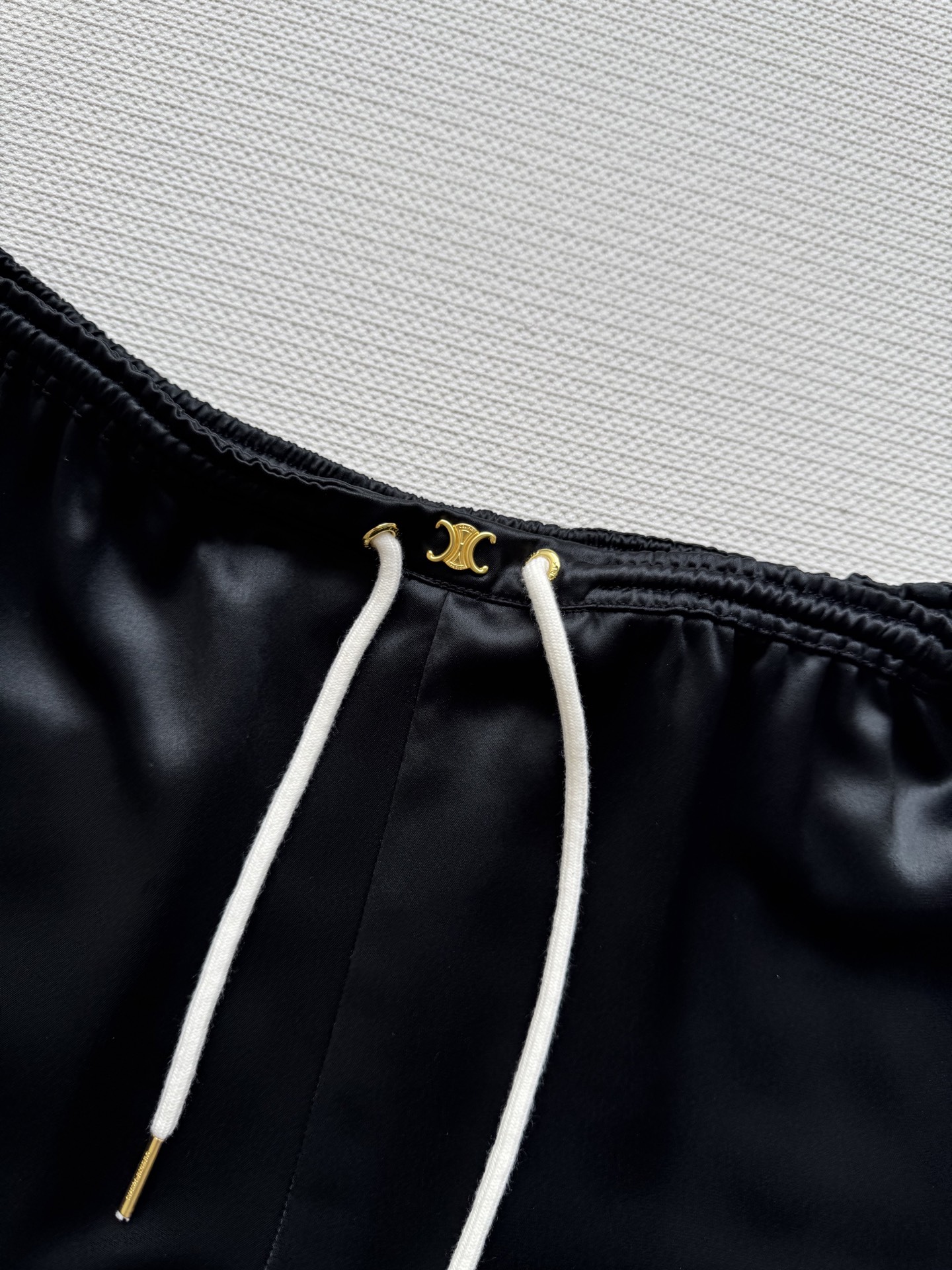 Celine Logo Drawstring Shorts - Comfortable & Stylish Acetate Fabric 5 i1750248144548 4106 0 3