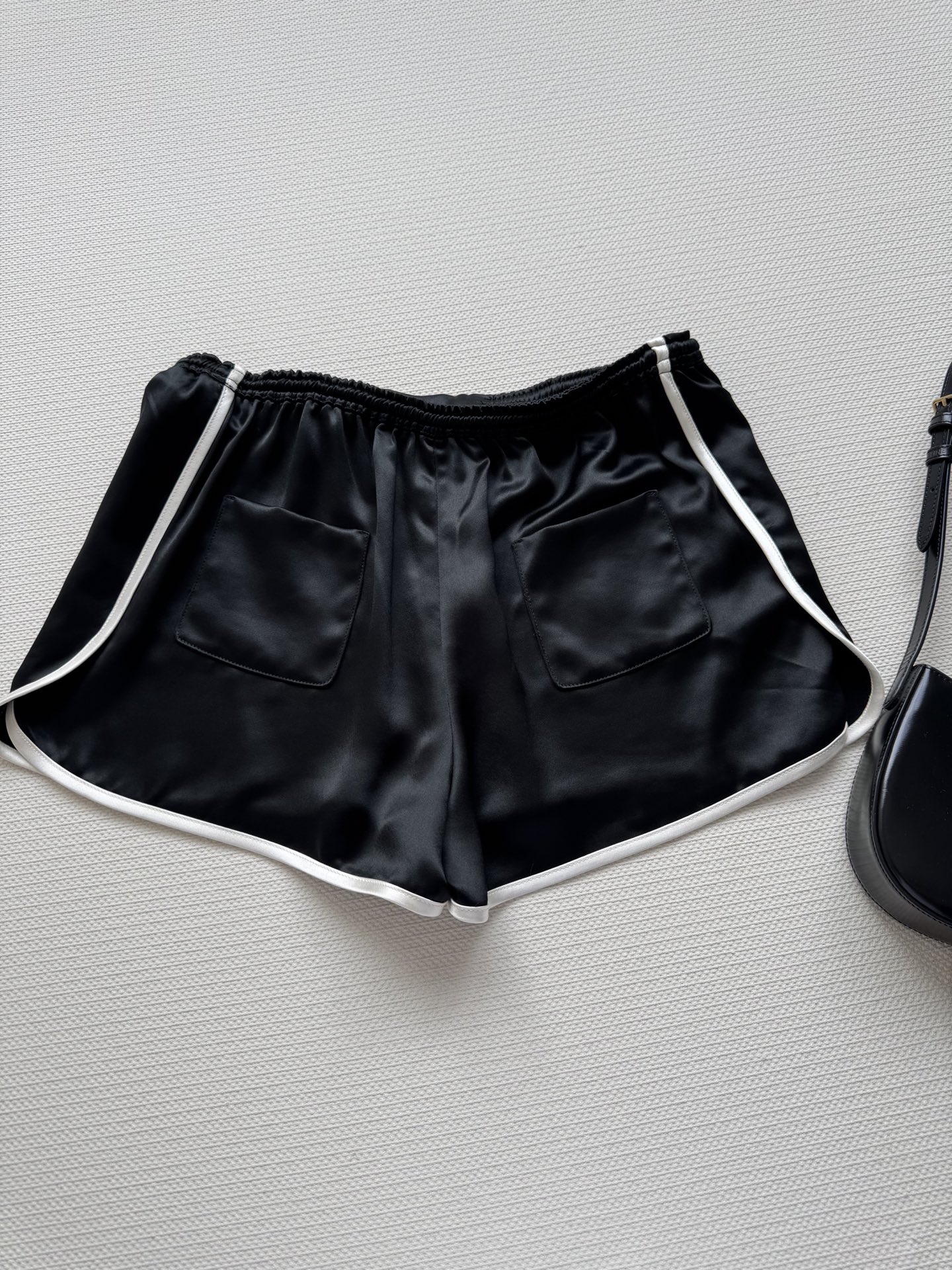 Celine Logo Drawstring Shorts - Comfortable & Stylish Acetate Fabric 3 i1750248144660 7882 0 1