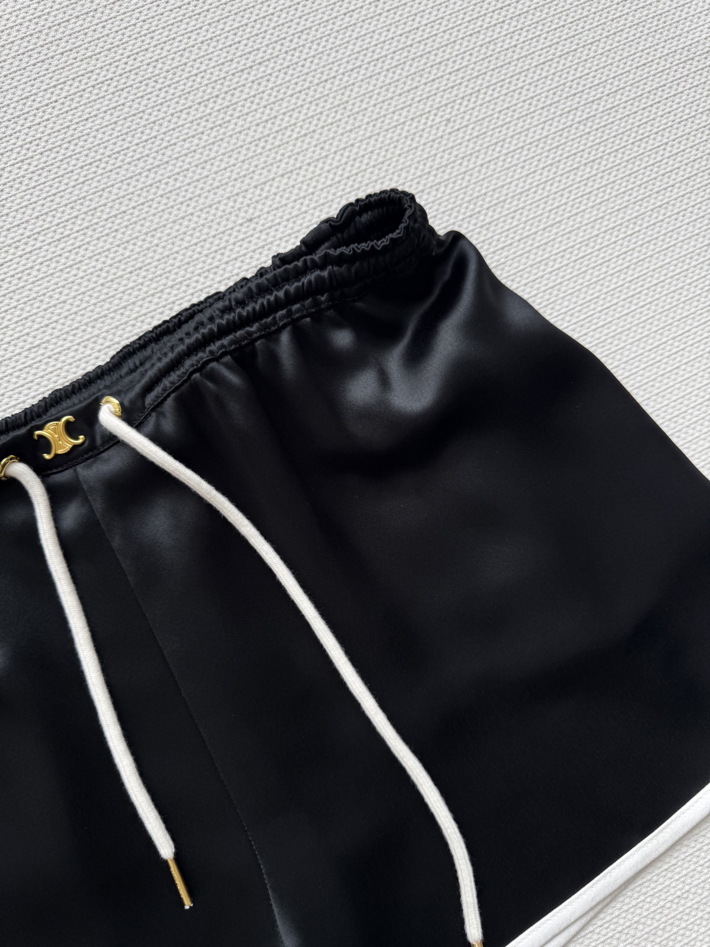 Celine Logo Drawstring Shorts - Comfortable & Stylish Acetate Fabric 4 i1750248144699 8248 0 2