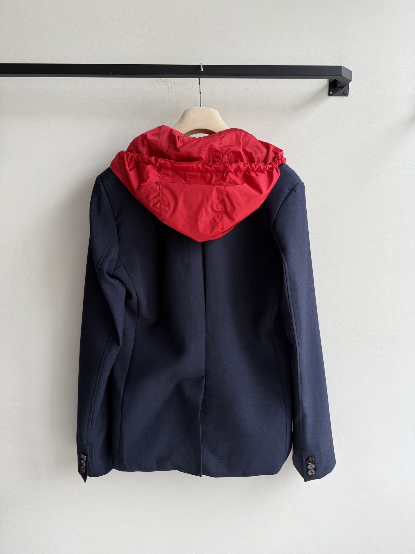 Miu Miu Color Block Hooded Blazer Jacket - Detachable Hood, Casual Chic 3 i1752640866284 7621 0 1