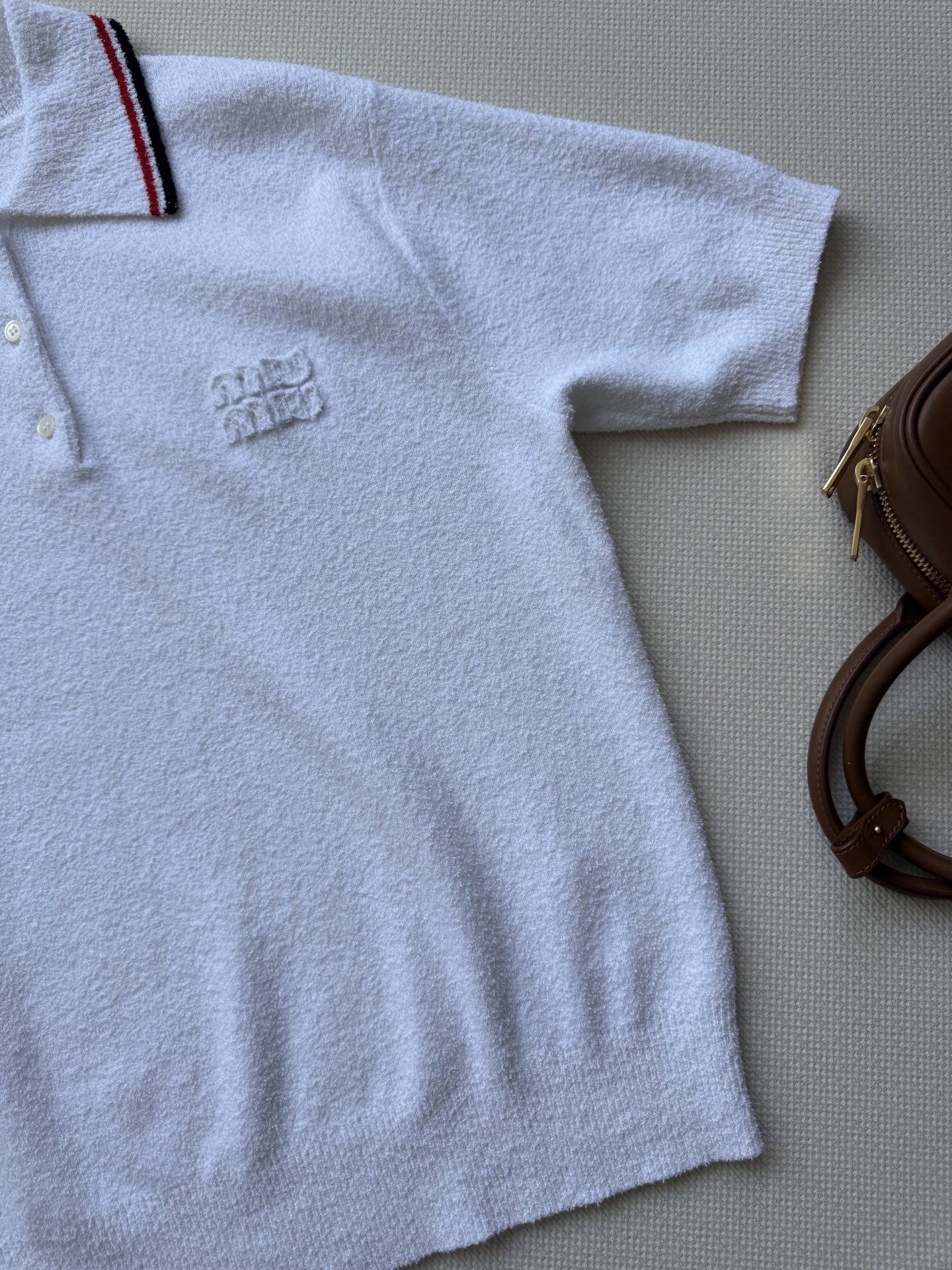 Miu Miu Polo Collar Terry Fabric Top - Spring/Summer 2025 Collection 6 i1752815703498 2231 0 3