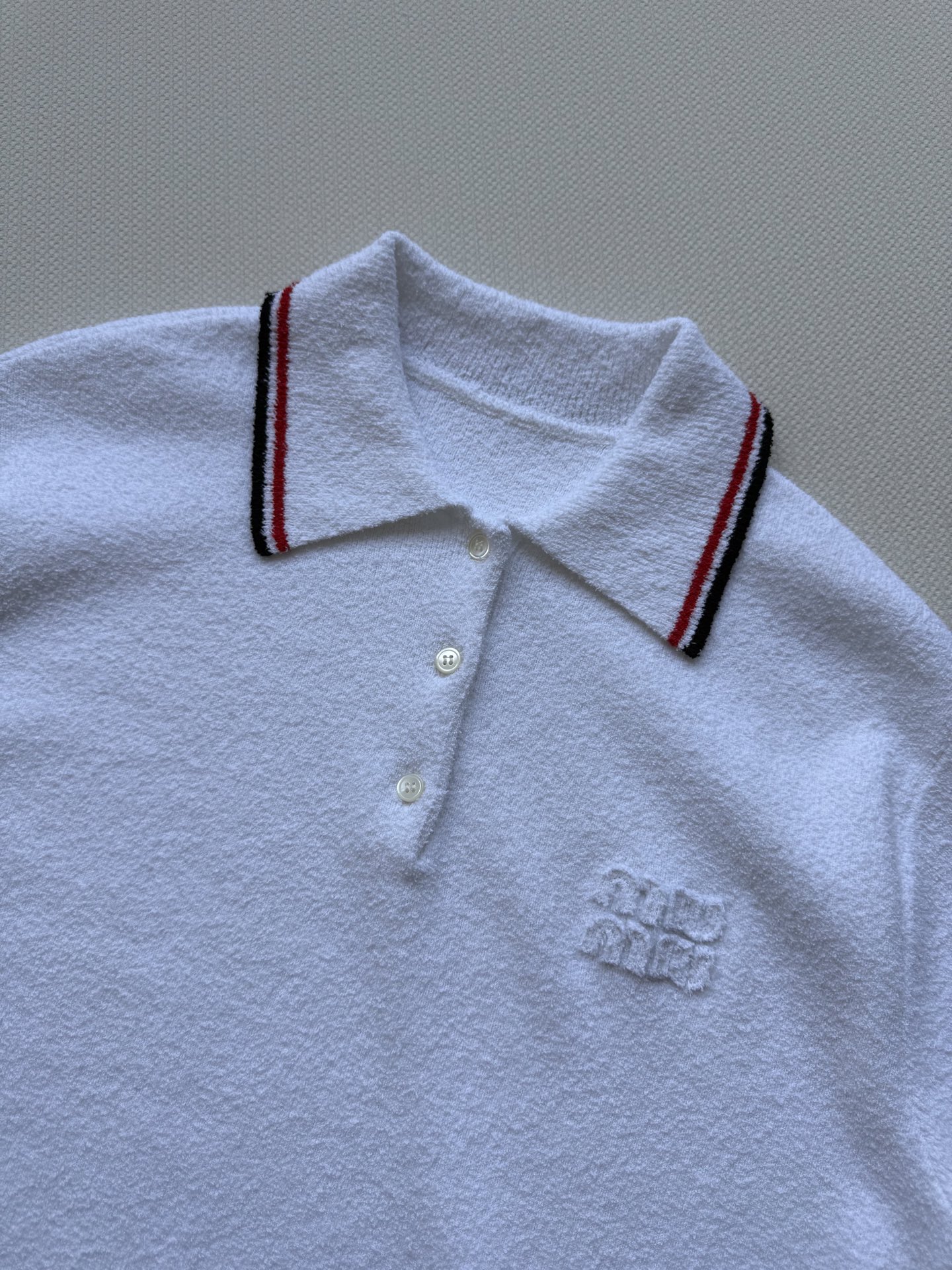 Miu Miu Polo Collar Terry Fabric Top - Spring/Summer 2025 Collection 5 i1752815706410 7614 0 5