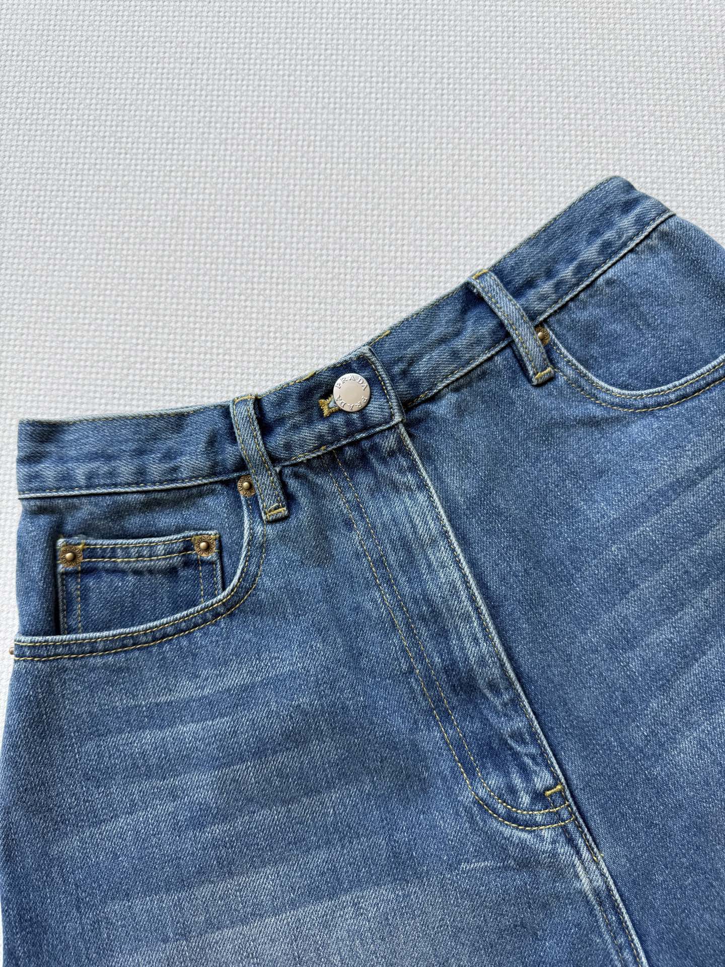 High-Waist A-Type Jeans Suit with Prad* Package: P648 Female Suit Update - 图片 4