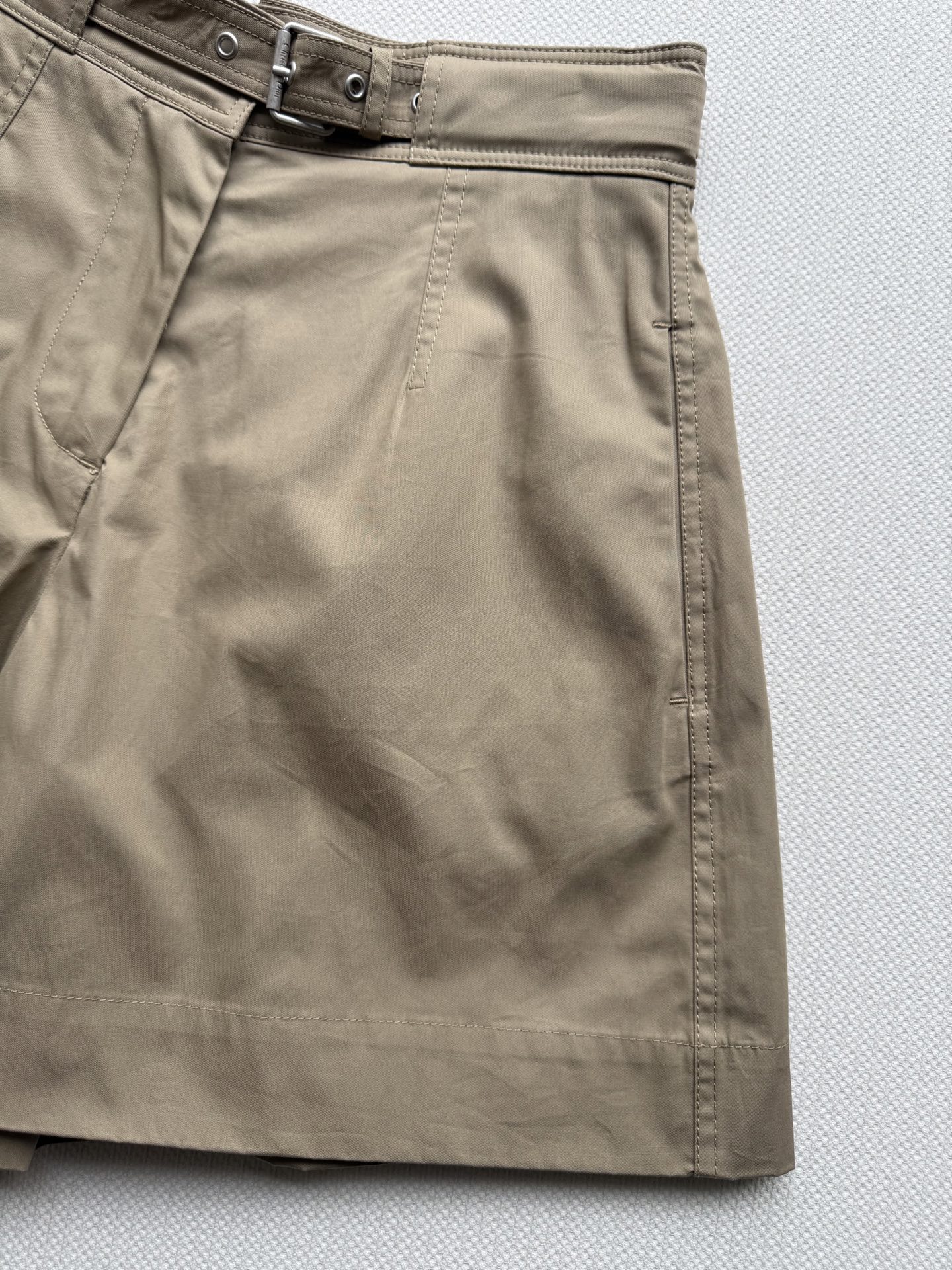 Dior Inspired High-Waisted Utility Shorts with Logo Embroidery - Chic & Comfortable 7 i1753851923812 4140 0 5