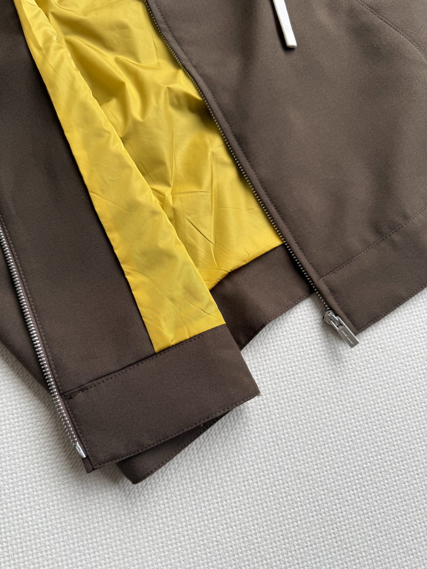 Miu Miu Color Block Hooded Blazer Jacket - Detachable Hood, Relaxed Fit 8 i1754024467913 980 0 7