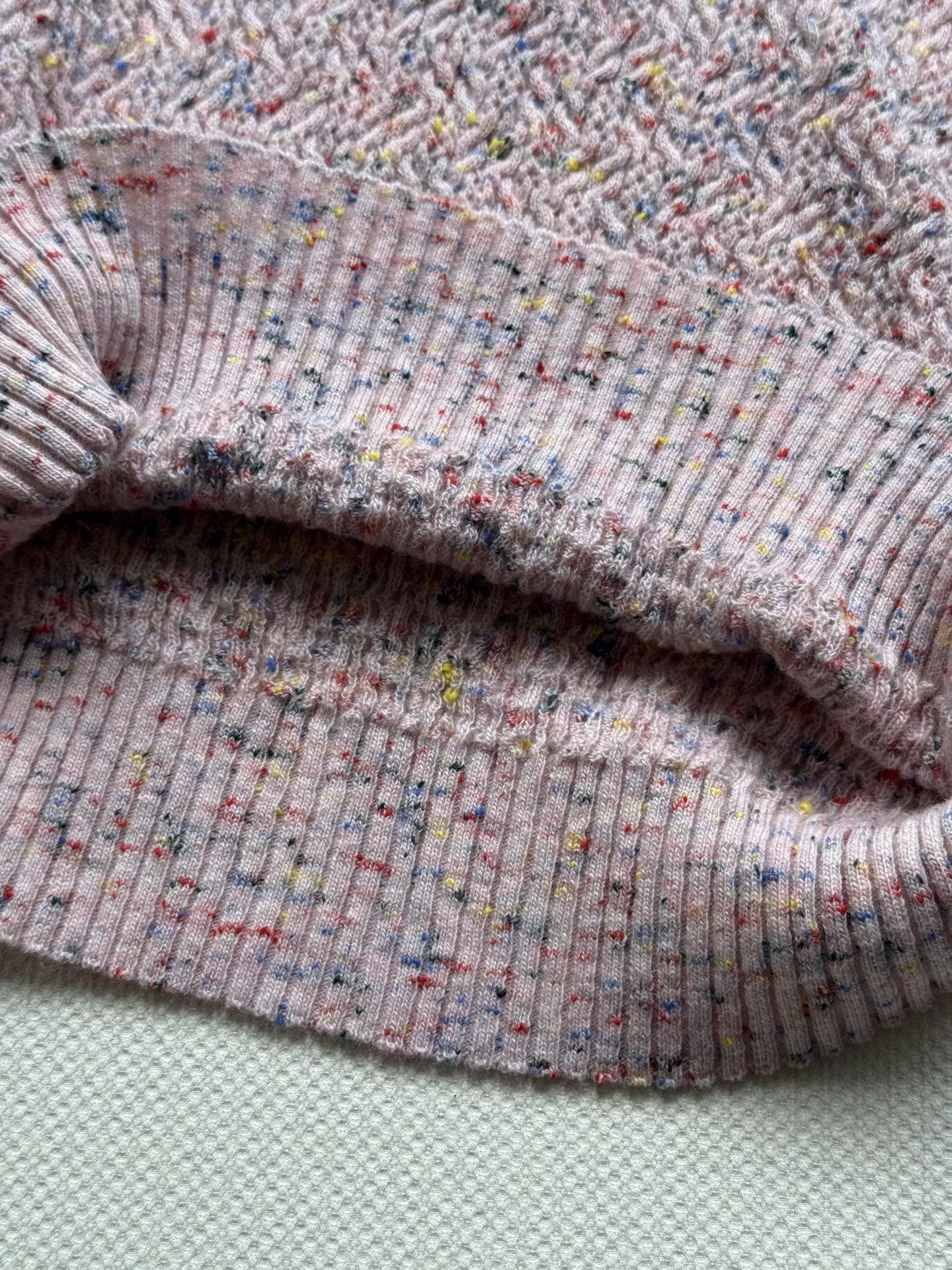 Chane*🆕25A高级手工坊系列新款 经典圆领针织小背心 yb开发！高版出品！定制拼色特种花纱，白富美