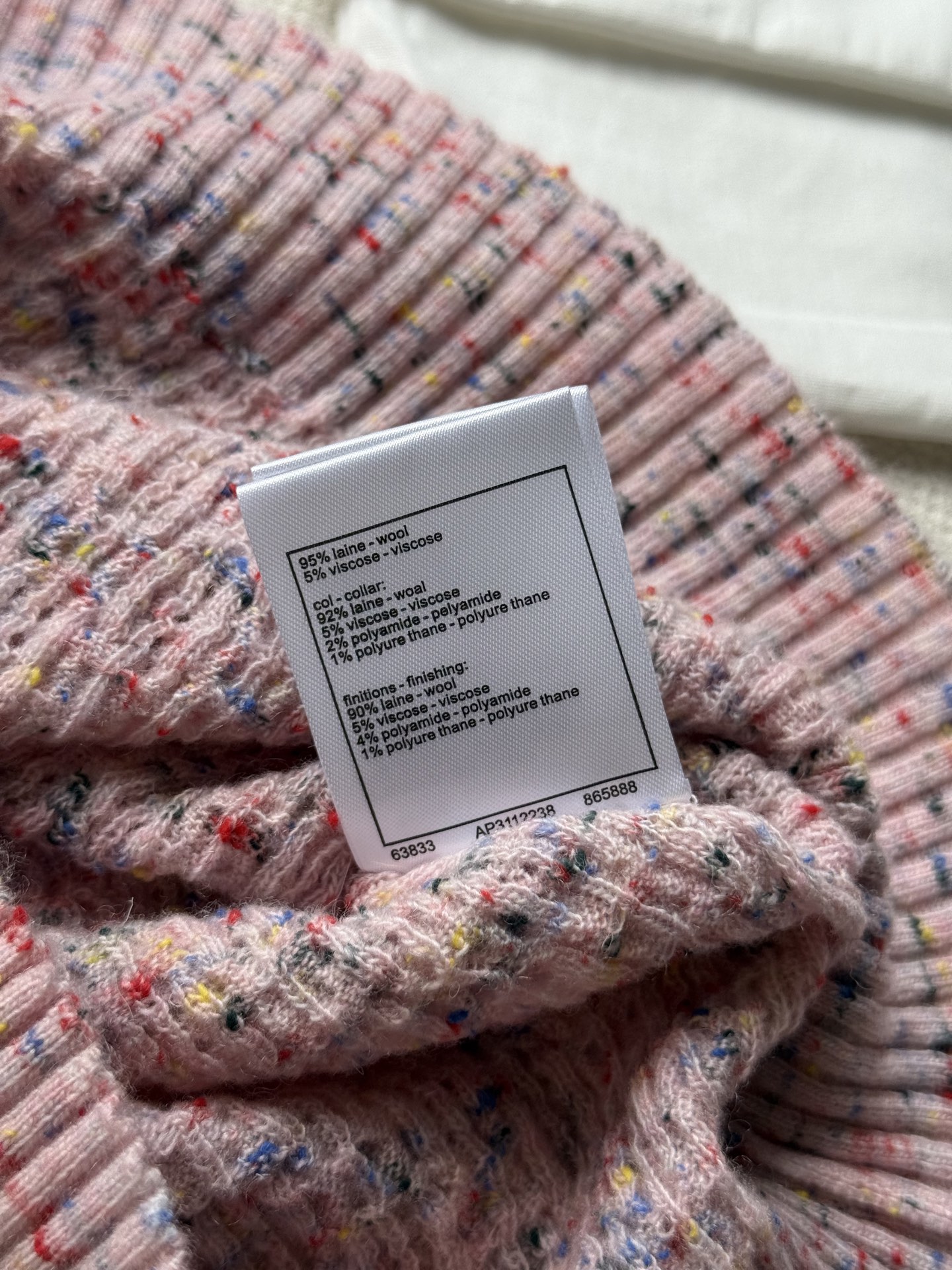 Chane*🆕25A高级手工坊系列新款 经典圆领针织小背心 yb开发！高版出品！定制拼色特种花纱，白富美