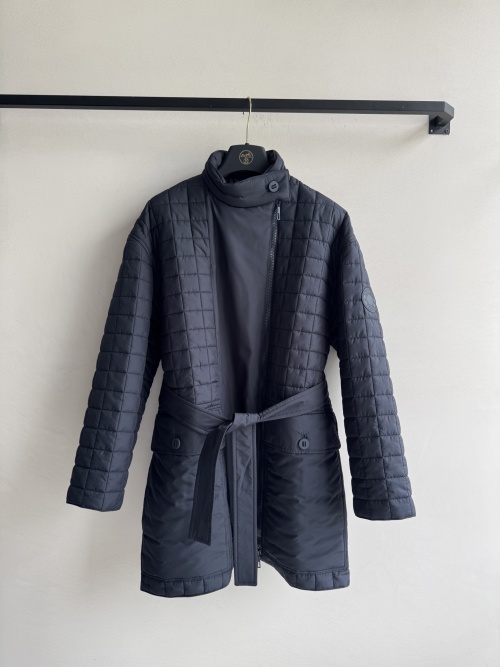 Hermes Quilted Cotton Coat - Mid-Length Winter Essential for Women 1 Hermes Quilted Cotton Coat - Mid-Length Winter Essential for Women