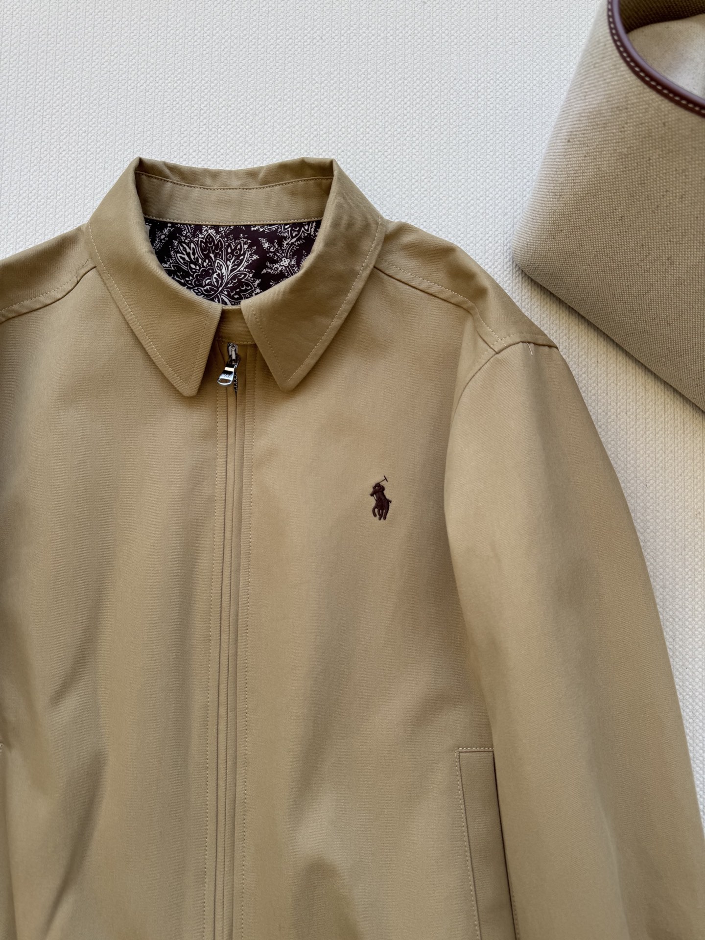 RalphLauren🆕拉夫劳伦秋冬新款，夹克外套誰穿誰喜歡😘反正我穿上是愛了 內裡花紋細節成功打動我😍