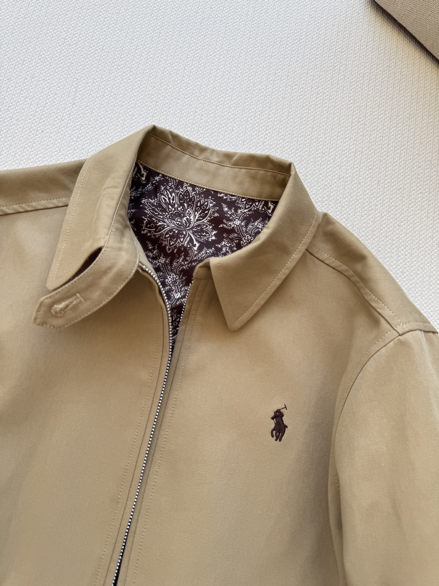 RalphLauren🆕拉夫劳伦秋冬新款，夹克外套誰穿誰喜歡😘反正我穿上是愛了 內裡花紋細節成功打動我😍