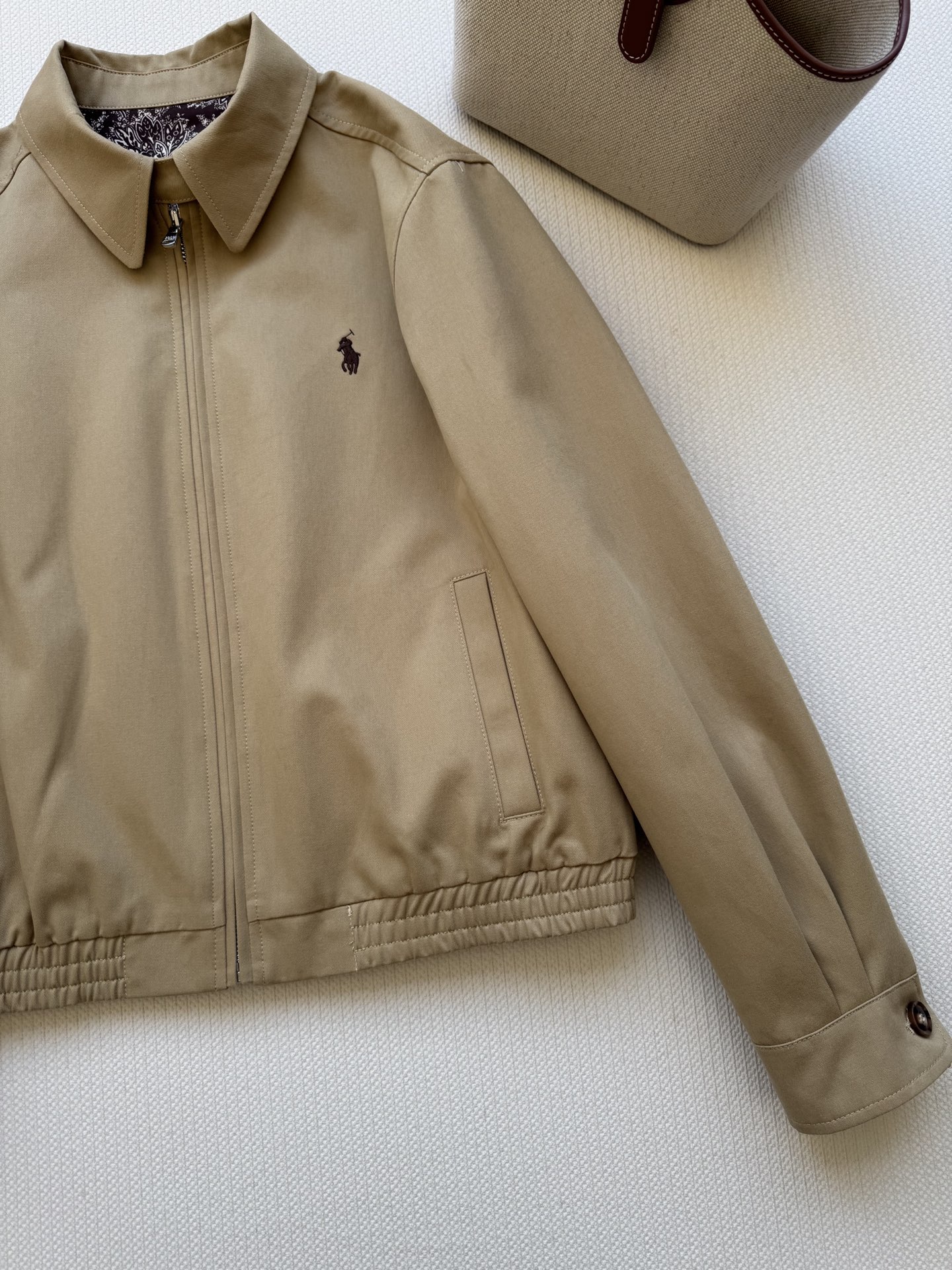 RalphLauren🆕拉夫劳伦秋冬新款，夹克外套誰穿誰喜歡😘反正我穿上是愛了 內裡花紋細節成功打動我😍