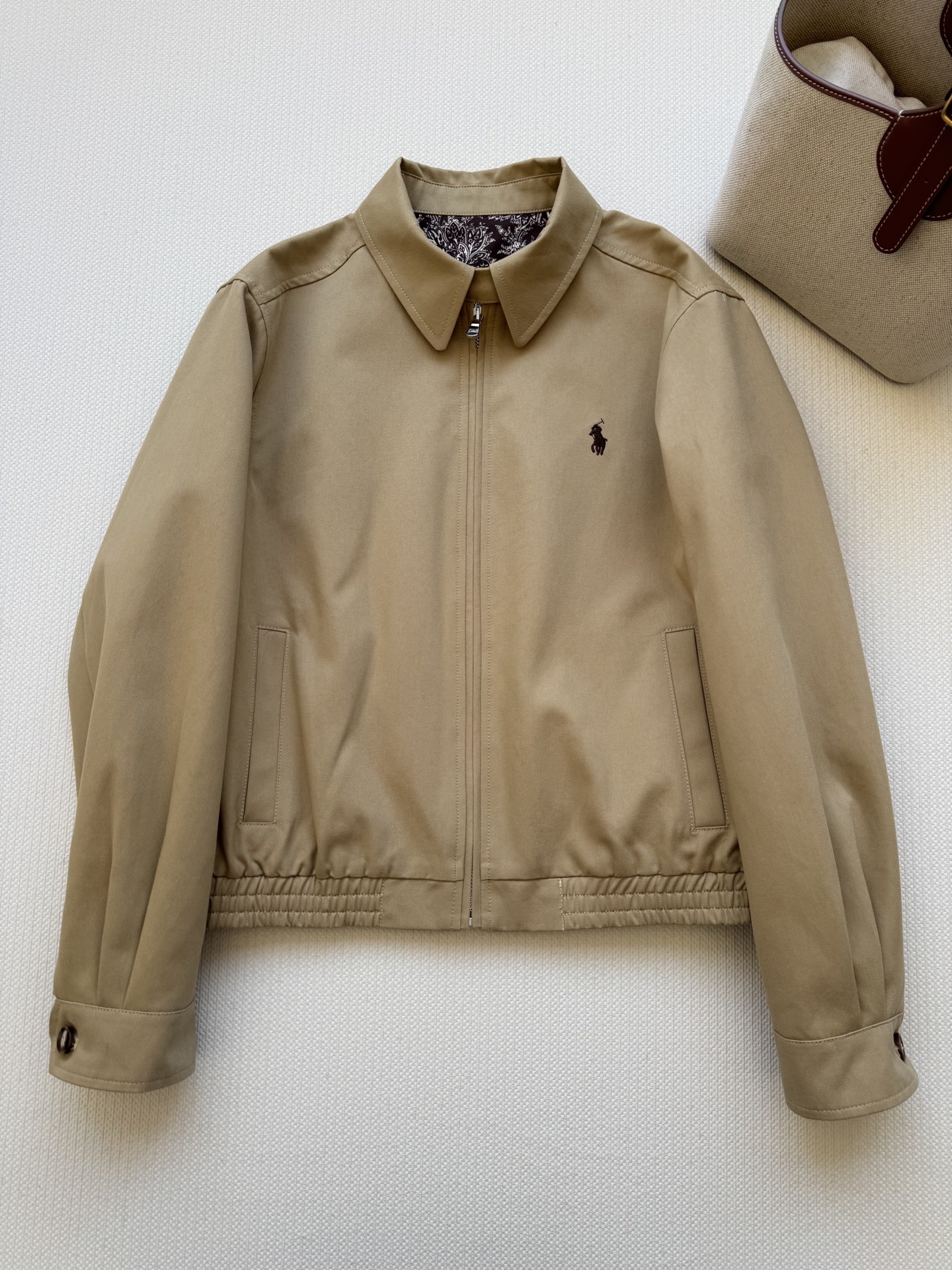 RalphLauren🆕拉夫劳伦秋冬新款，夹克外套誰穿誰喜歡😘反正我穿上是愛了 內裡花紋細節成功打動我😍