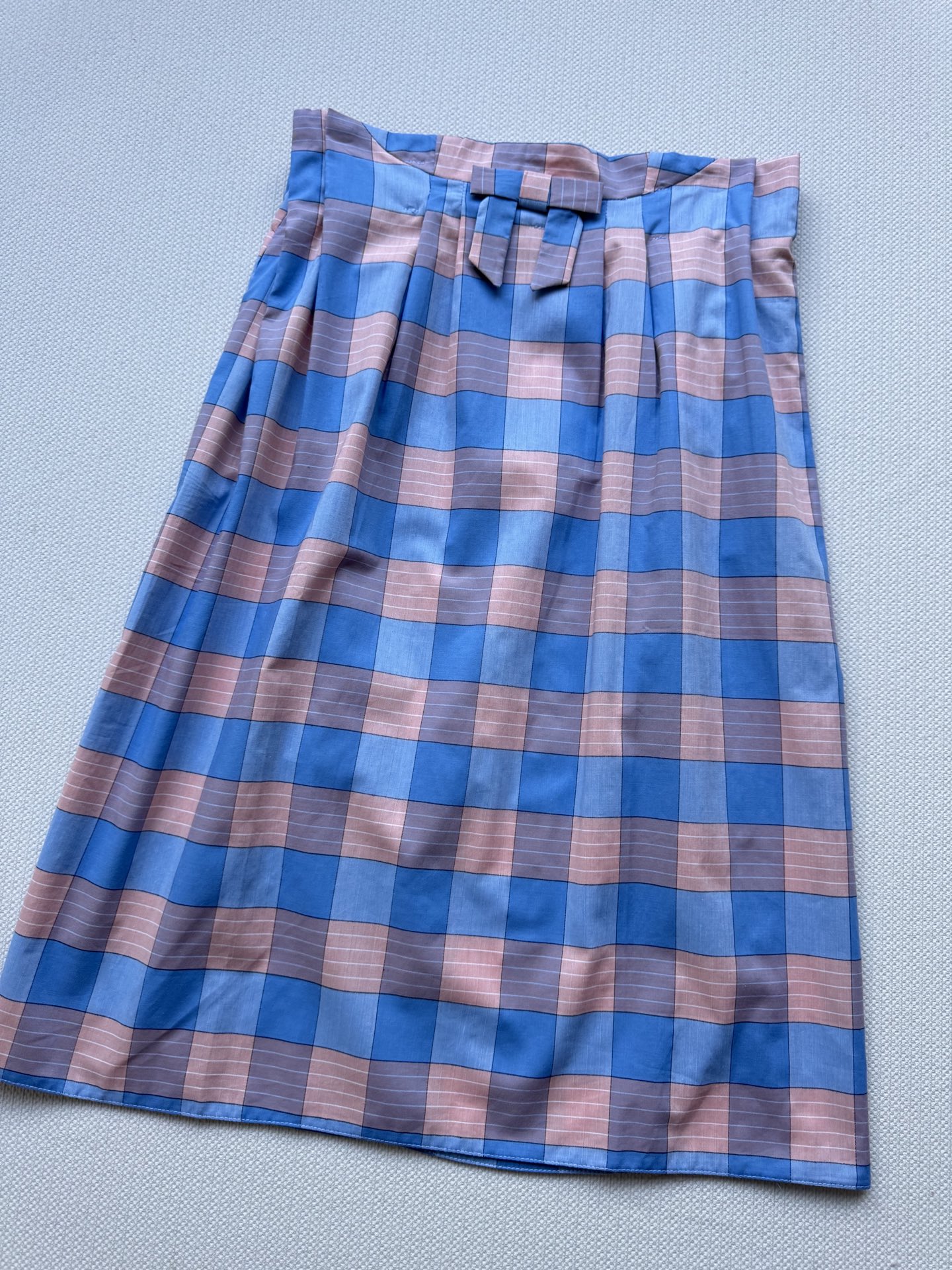 Prad*🆕新款少女图鉴三半裙/抹胸两穿，蓝粉㭲纹裙摆荡起薄荷味的风～好清新少女的配色😍ＳＭＬ.