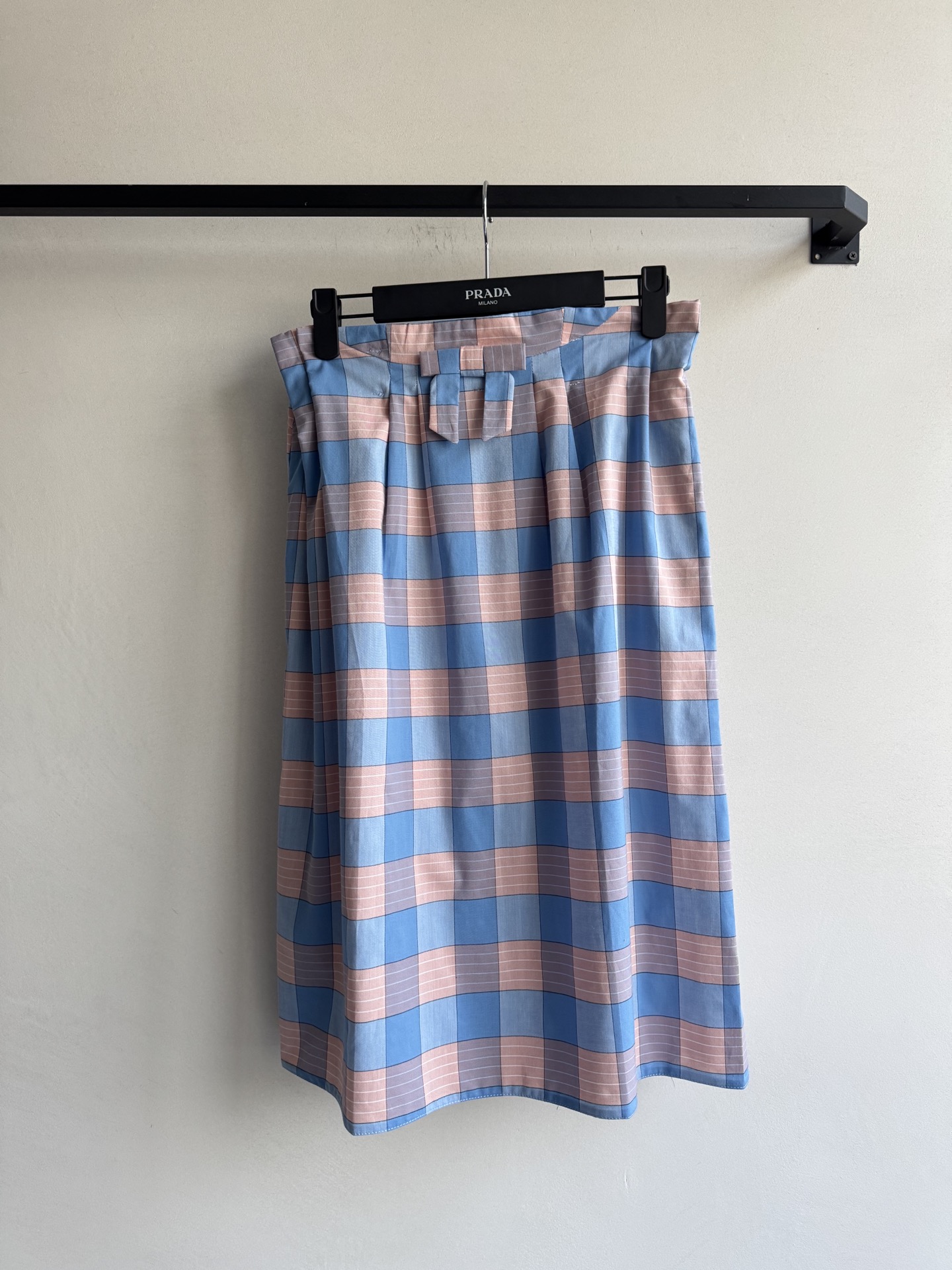 Prad*🆕新款少女图鉴三半裙/抹胸两穿，蓝粉㭲纹裙摆荡起薄荷味的风～好清新少女的配色😍ＳＭＬ.