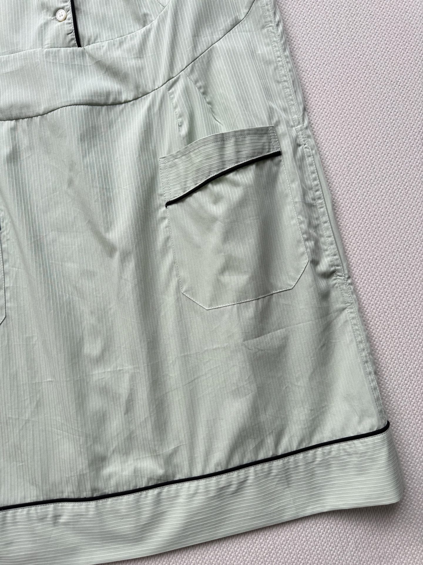 Prad*🆕新款连衣裙👗一抹清新薄荷録，娃娃裙，慵懒剪裁遇上甜美廓形，藏肉显瘦又自带高级松弛感。小交轻盈