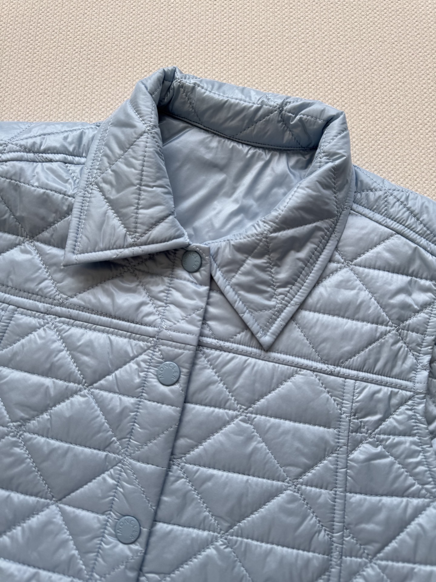 Moncle*🆕2025新品A摆藤格纹棉服马甲 定制YB防风防水尼龙材质 羽绒棉填充内里 整件轻型保暖 