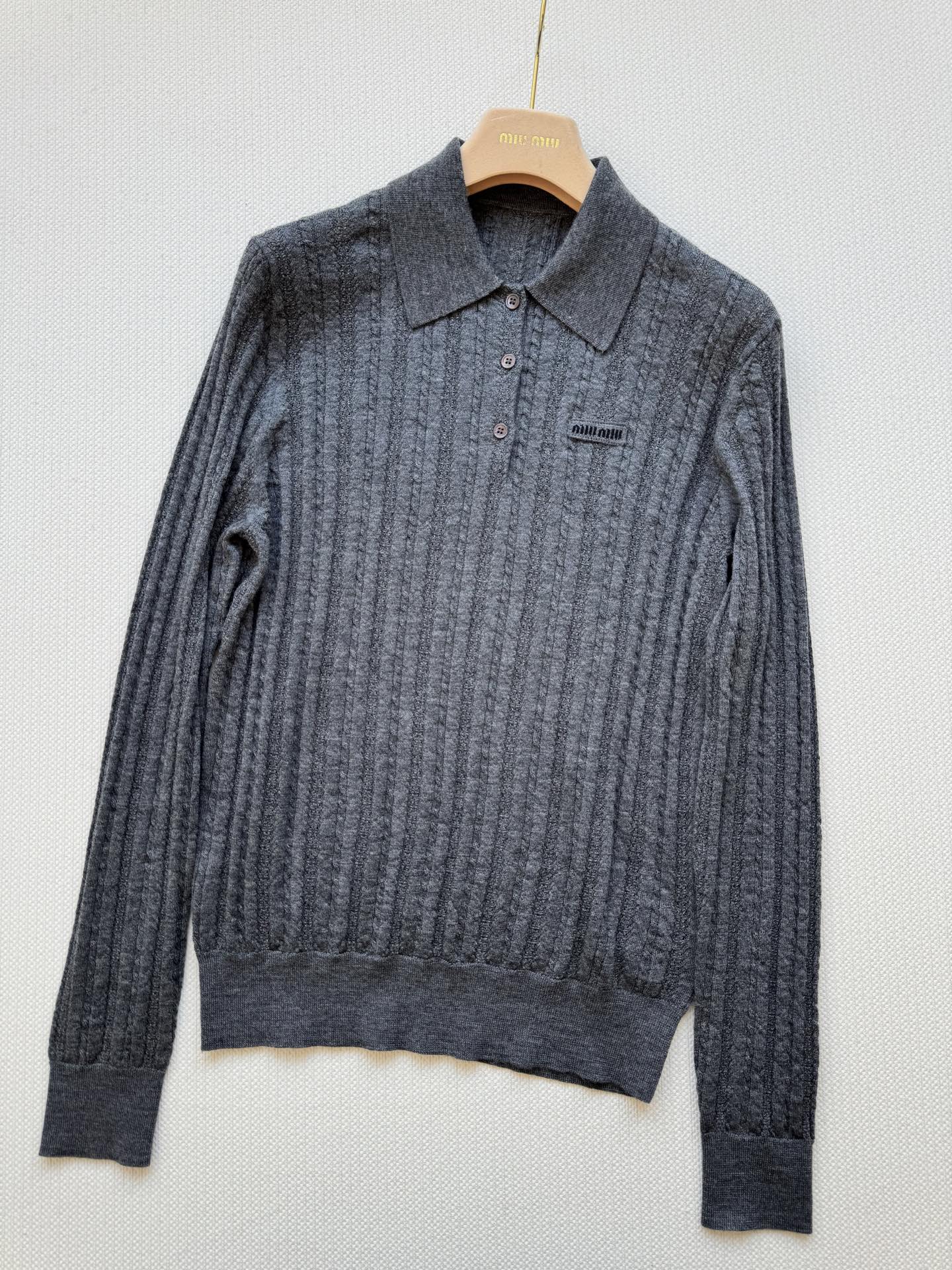 Miu Miu Women's Wool Cardigan with Logo 4 i1757828227881 9960 0 2