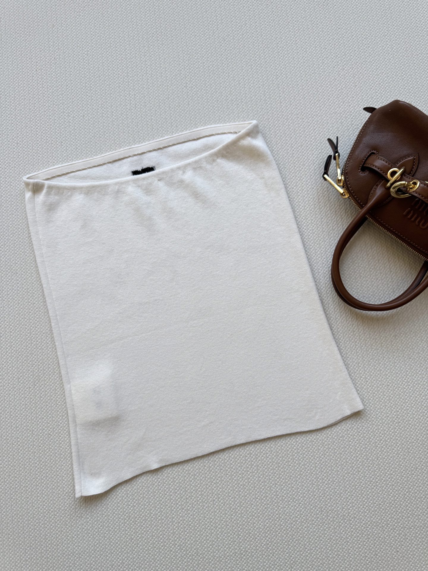 miumi*🆕新款，抹胸针织面料，叠穿解锁新穿搭😍ＳＭＬ.