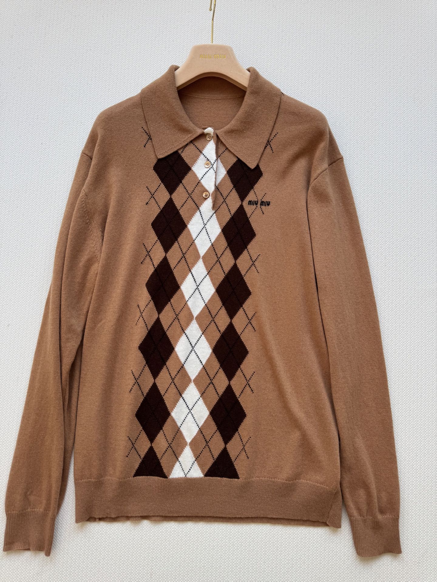 miumi*🆕新款，减龄学院风格羊绒毛衣，超显嫩的😘ＳＭＬ.