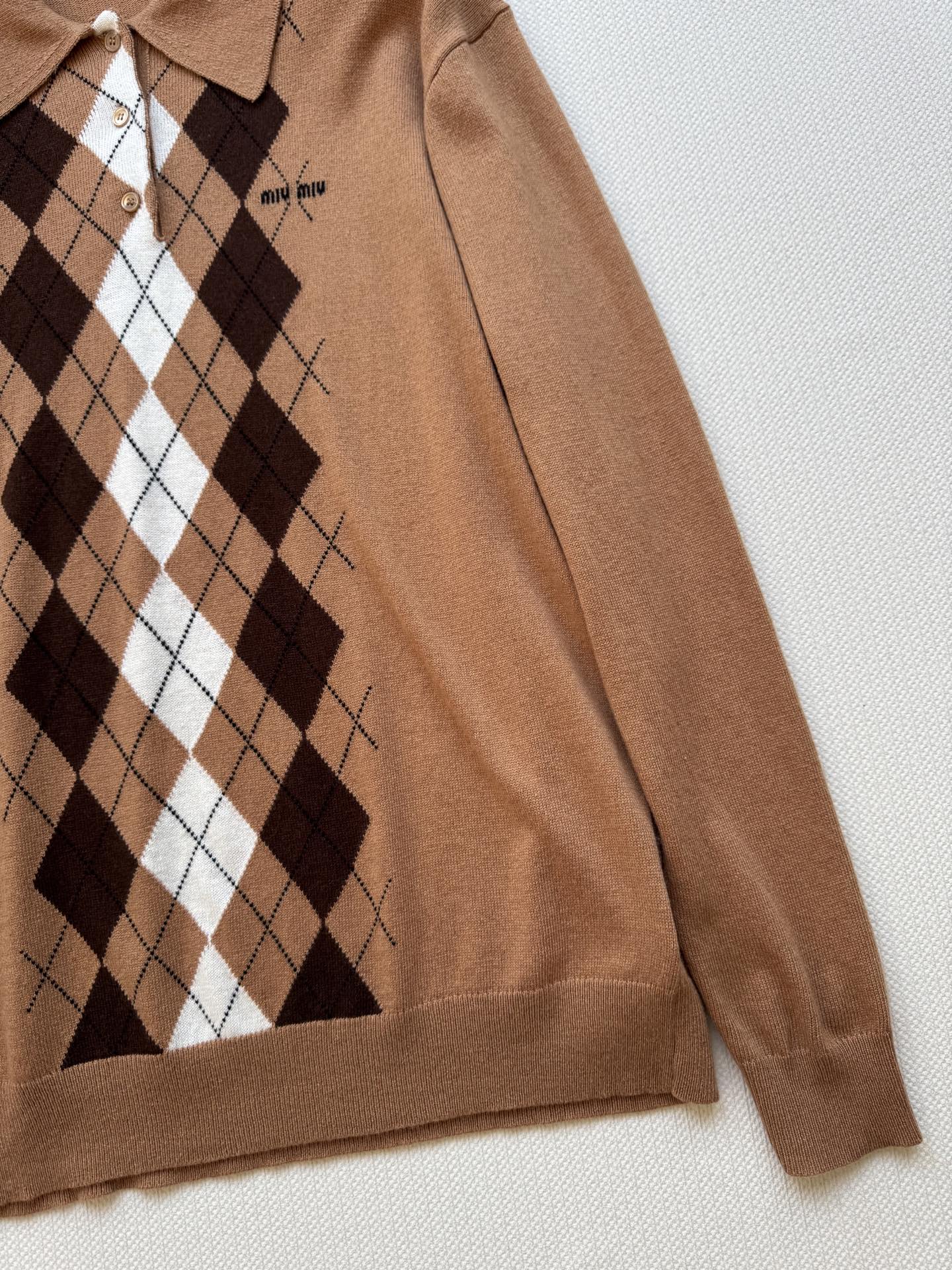 miumi*🆕新款，减龄学院风格羊绒毛衣，超显嫩的😘ＳＭＬ.