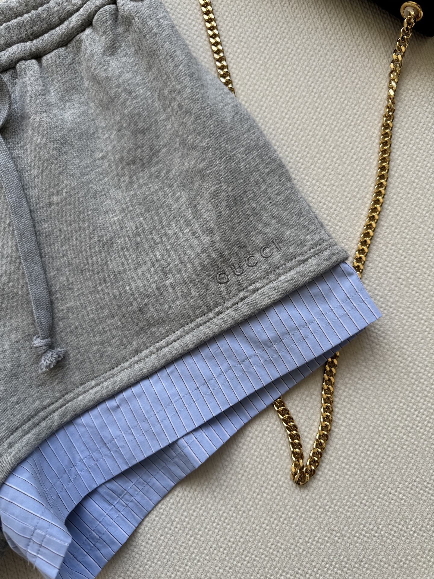 Gucc*🆕新款，卫裤短裤🩳，建议跟卫衣一套搭配更好看哦😘ＳＭＬ.