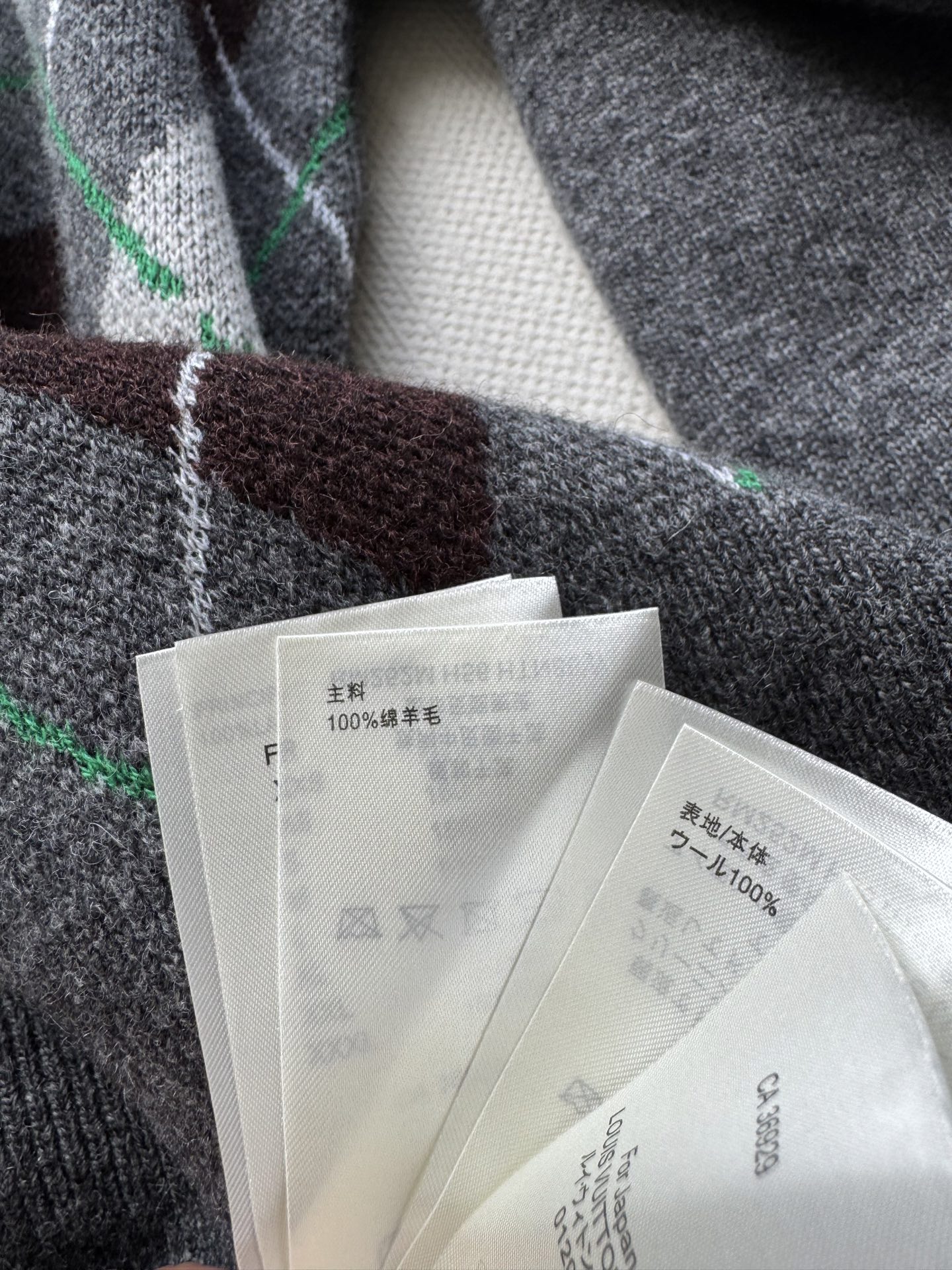 LouisVuitto*🆕新款，休闲羊毛衣😍男女同款ＳＭＬ.