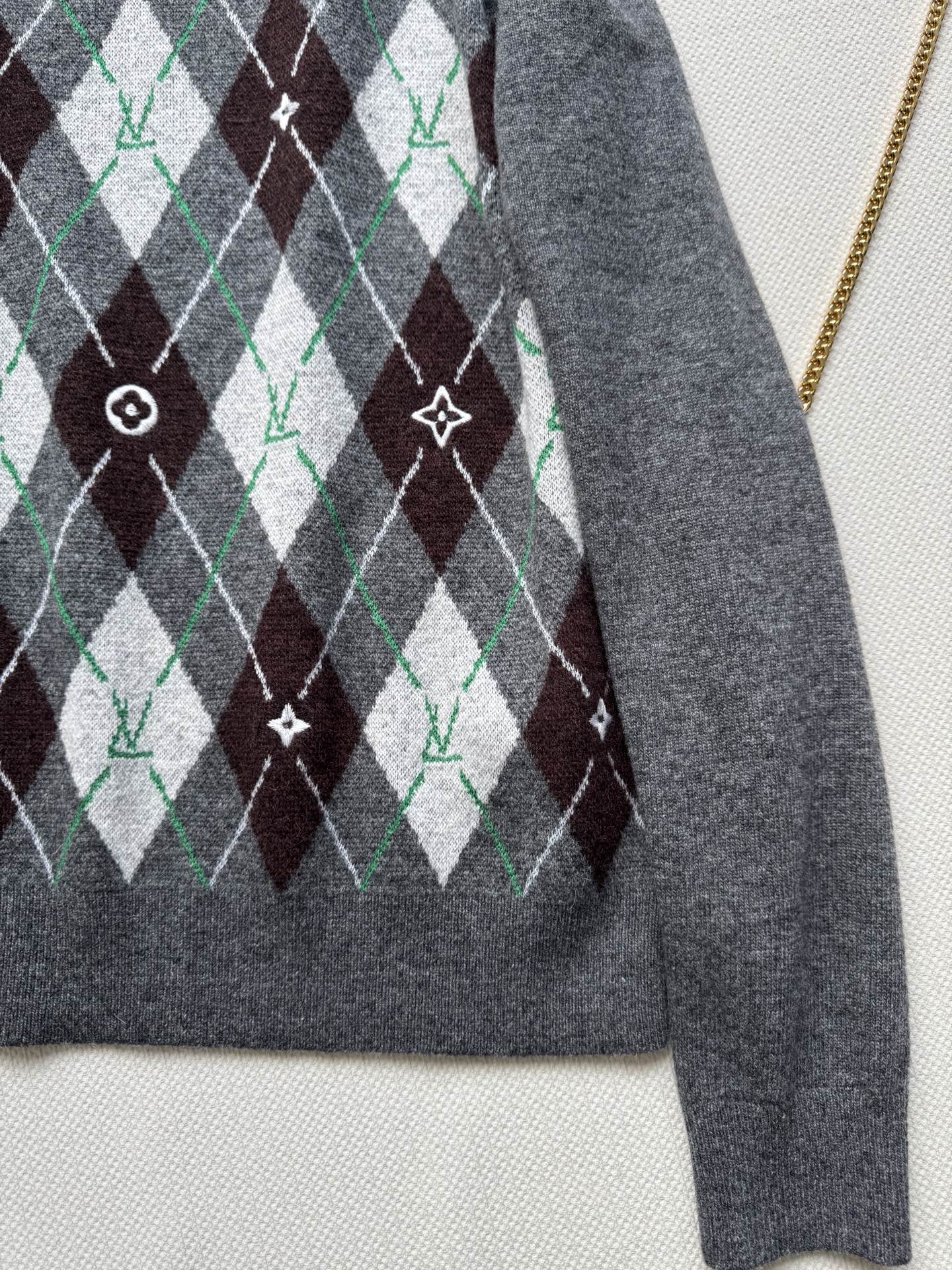 LouisVuitto*🆕新款，休闲羊毛衣😍男女同款ＳＭＬ.