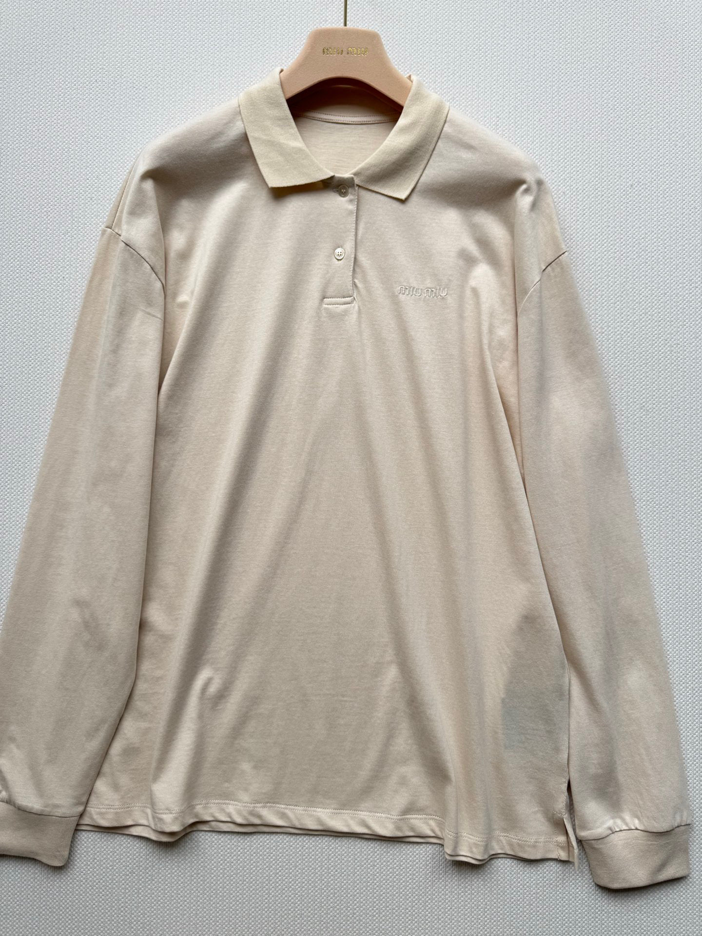 miumi*🆕新款，休闲时尚穿搭，polo衫宽松版型😘ＳＭＬ.